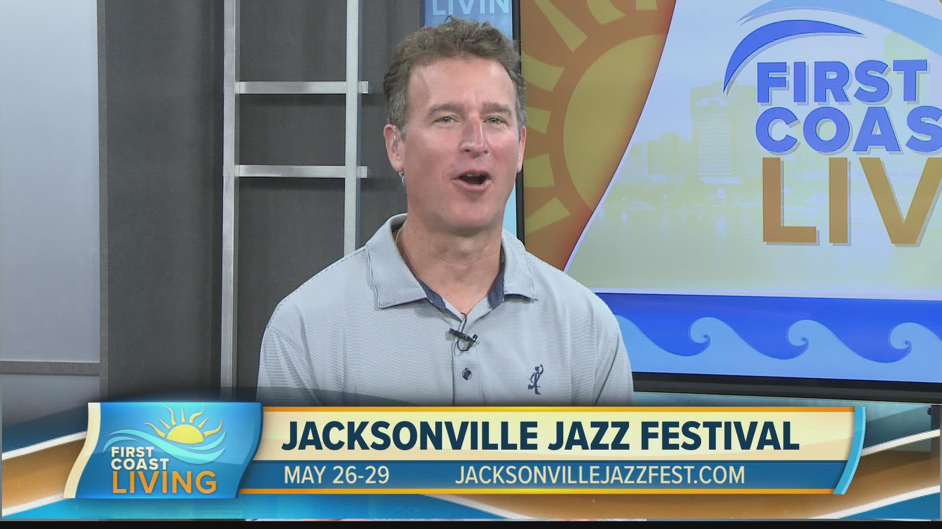 Paola Lorenzo, the City of Jacksonville Media Specialist gets you ready to put on your dance shoes and catch a cool vibe! The Jacksonville Jazz Fest is May 26-29th.