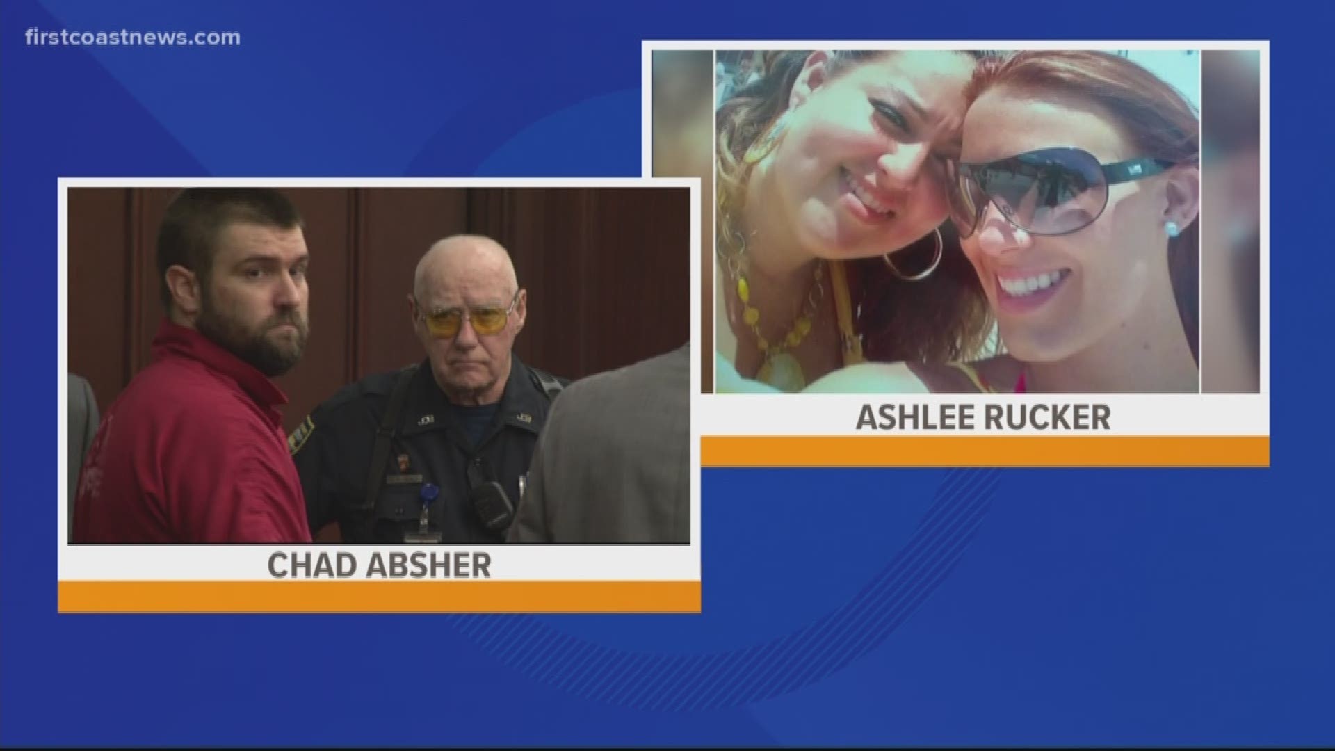 Chad Absher was charged with shooting and killing his ex-girlfriend Ashlee Rucker last year. Her family says he repeatedly abused her and they urged her to leave the relationship. Her sister was also shot, but she survived.