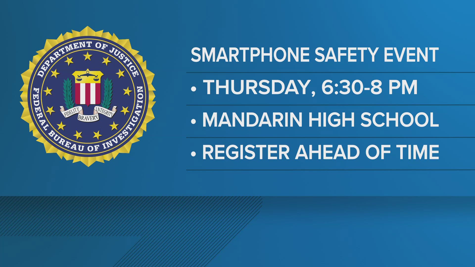 The "Be Smart with Your Kids' Smartphone – Parent Edition" event will give an overview of popular social media apps and tactics used by offenders to target children.