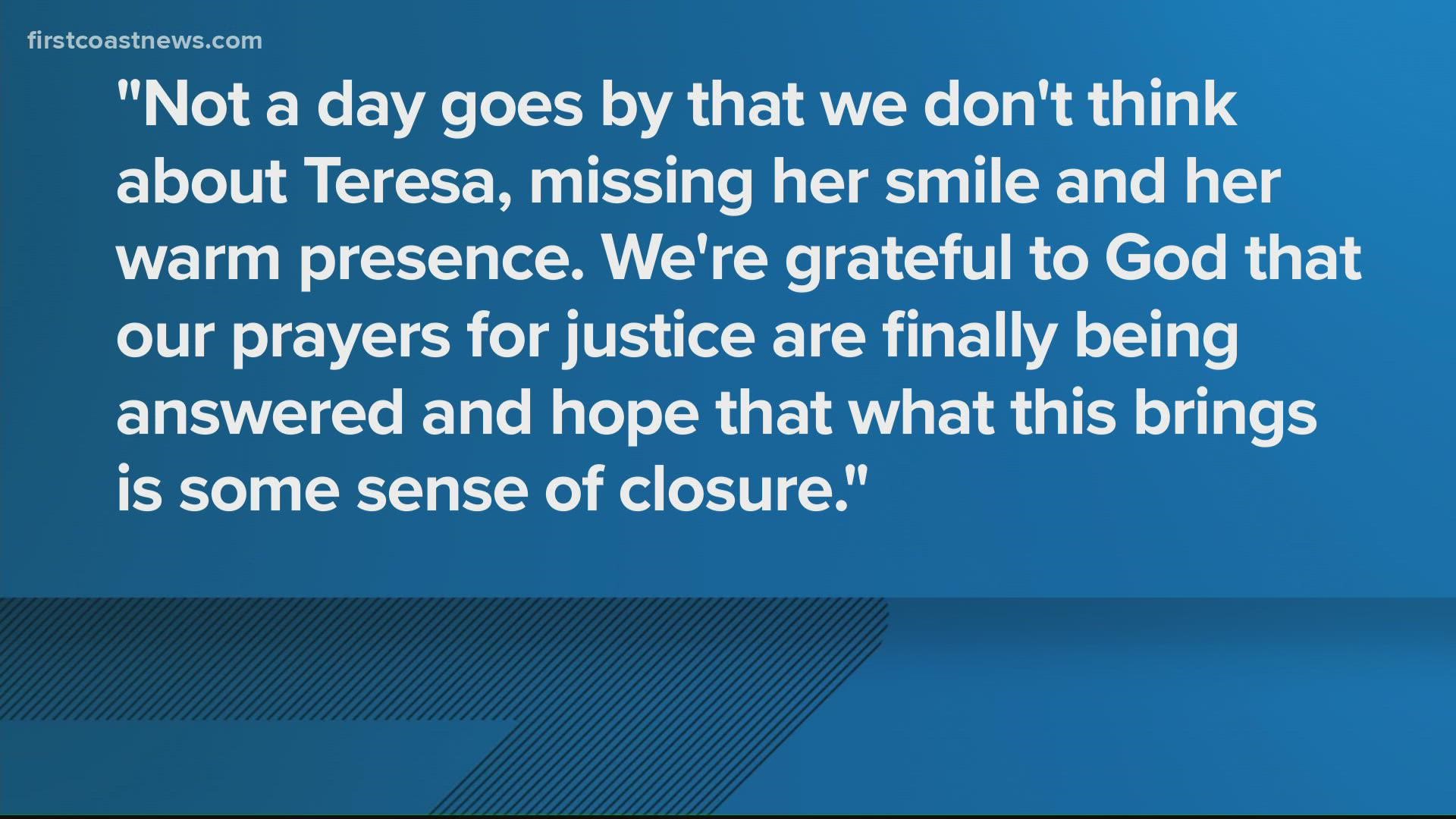 Teresa Gorcyzca was reported missing in September and her body was found in a pond a few days later.