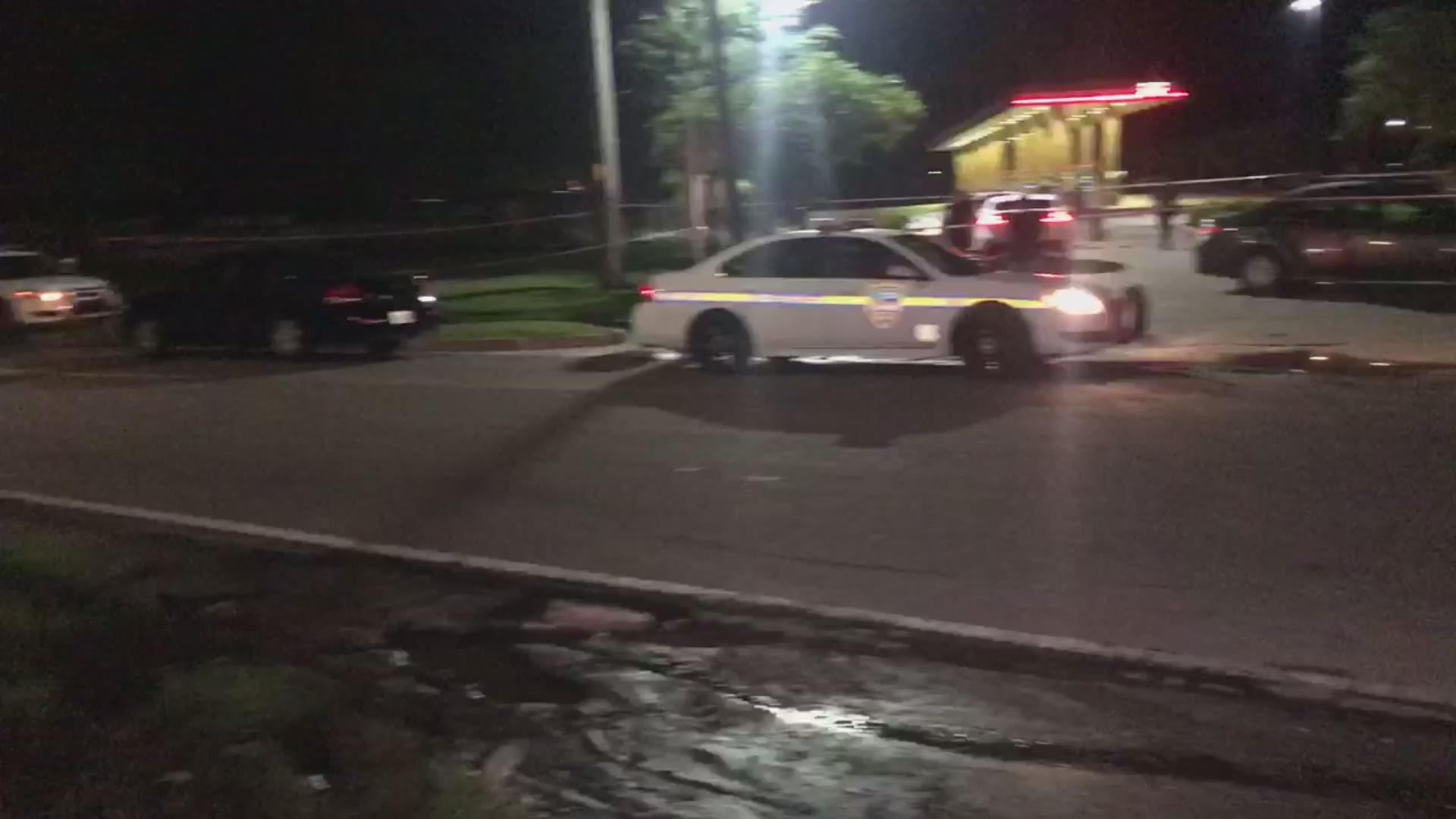 A woman was shot at the Racetrack gas station in NW Jacksonville.