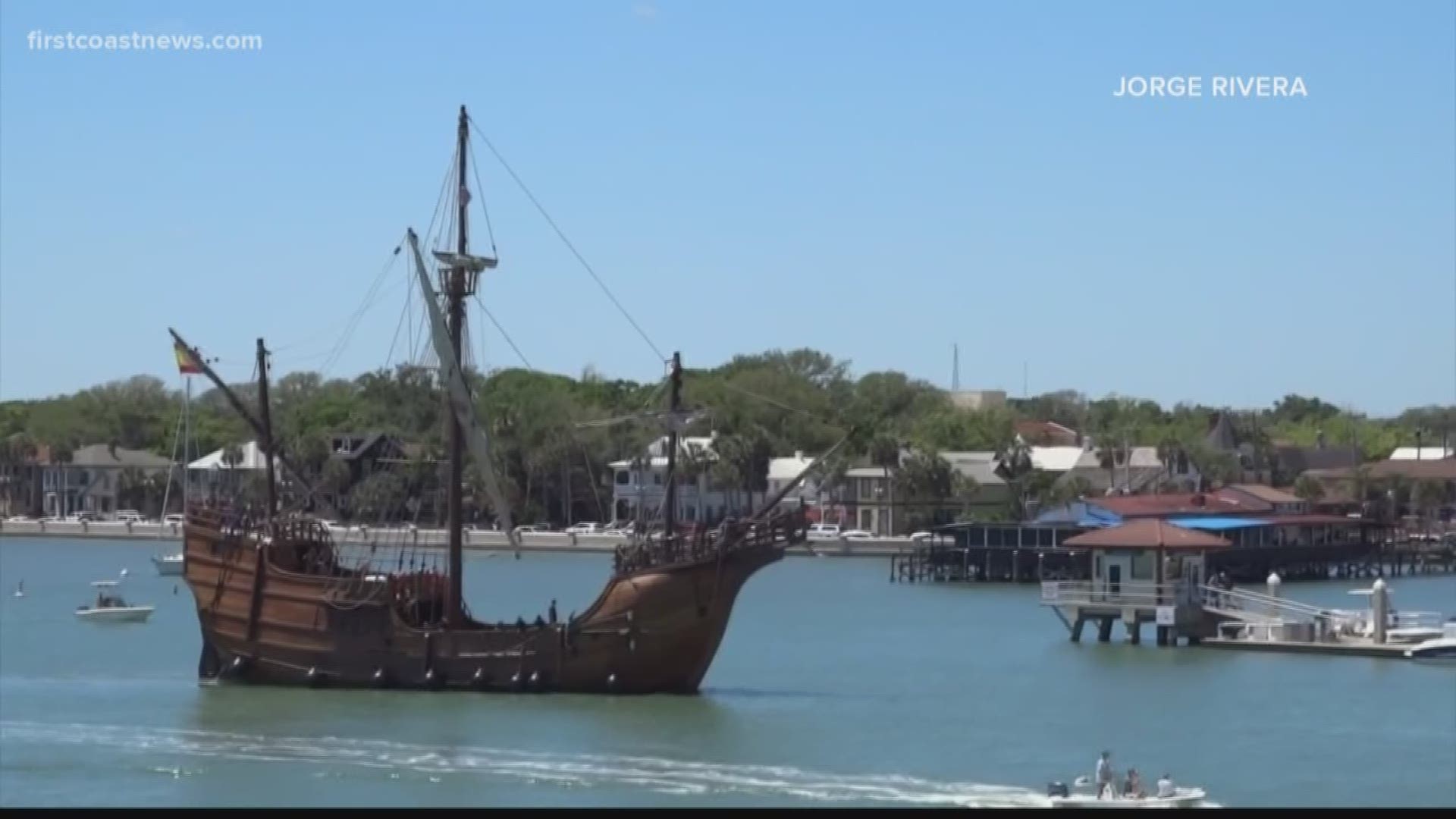 On Nov. 23, a replica of the Santa Maria tall ship will sail into St. Augustine for the weekend.