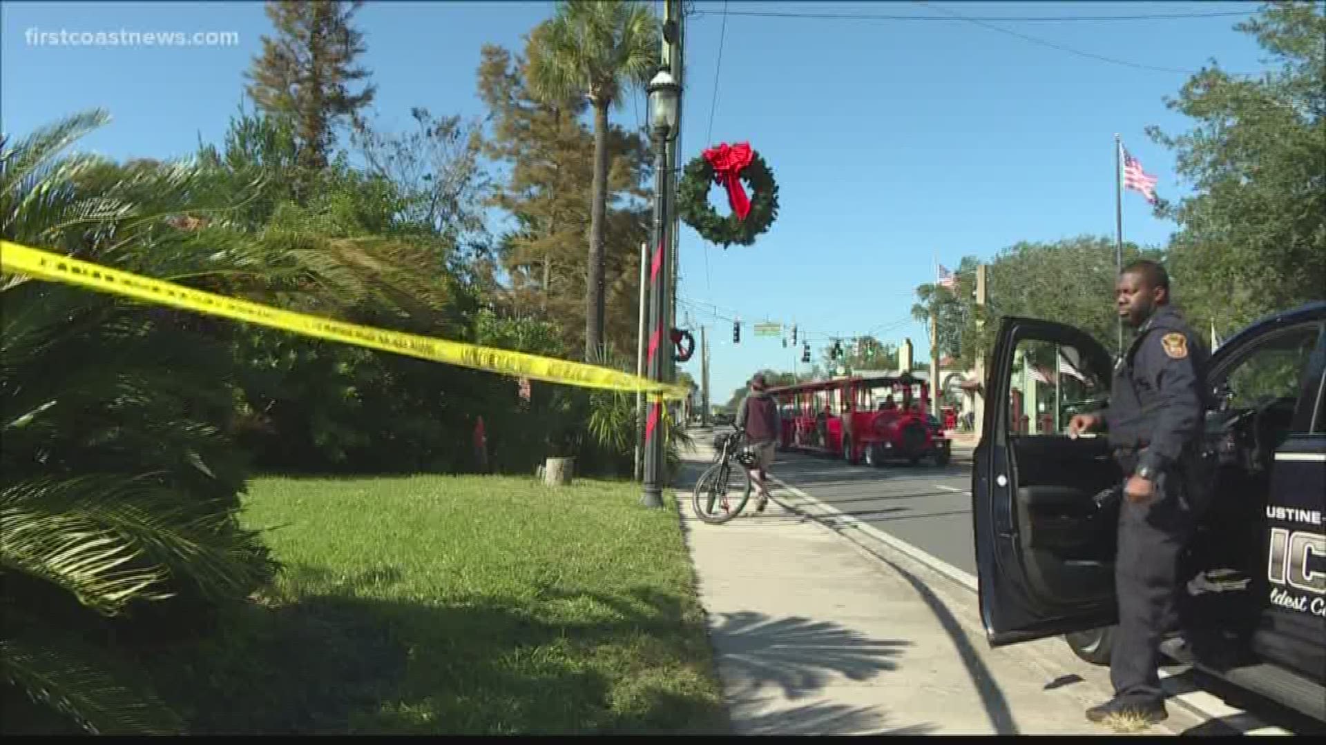 A homeless man died alone in the middle of busy downtown St. Augustine.