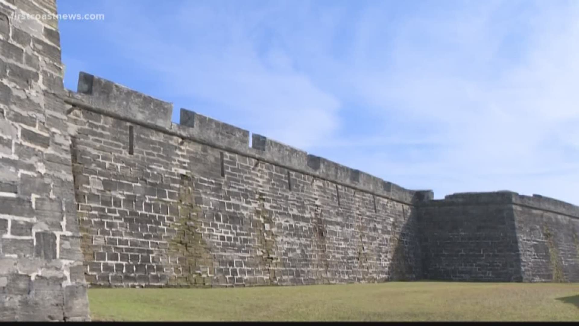 The Castillo de San Marcos is more than 300 years old and the wear-and-tear is showing.