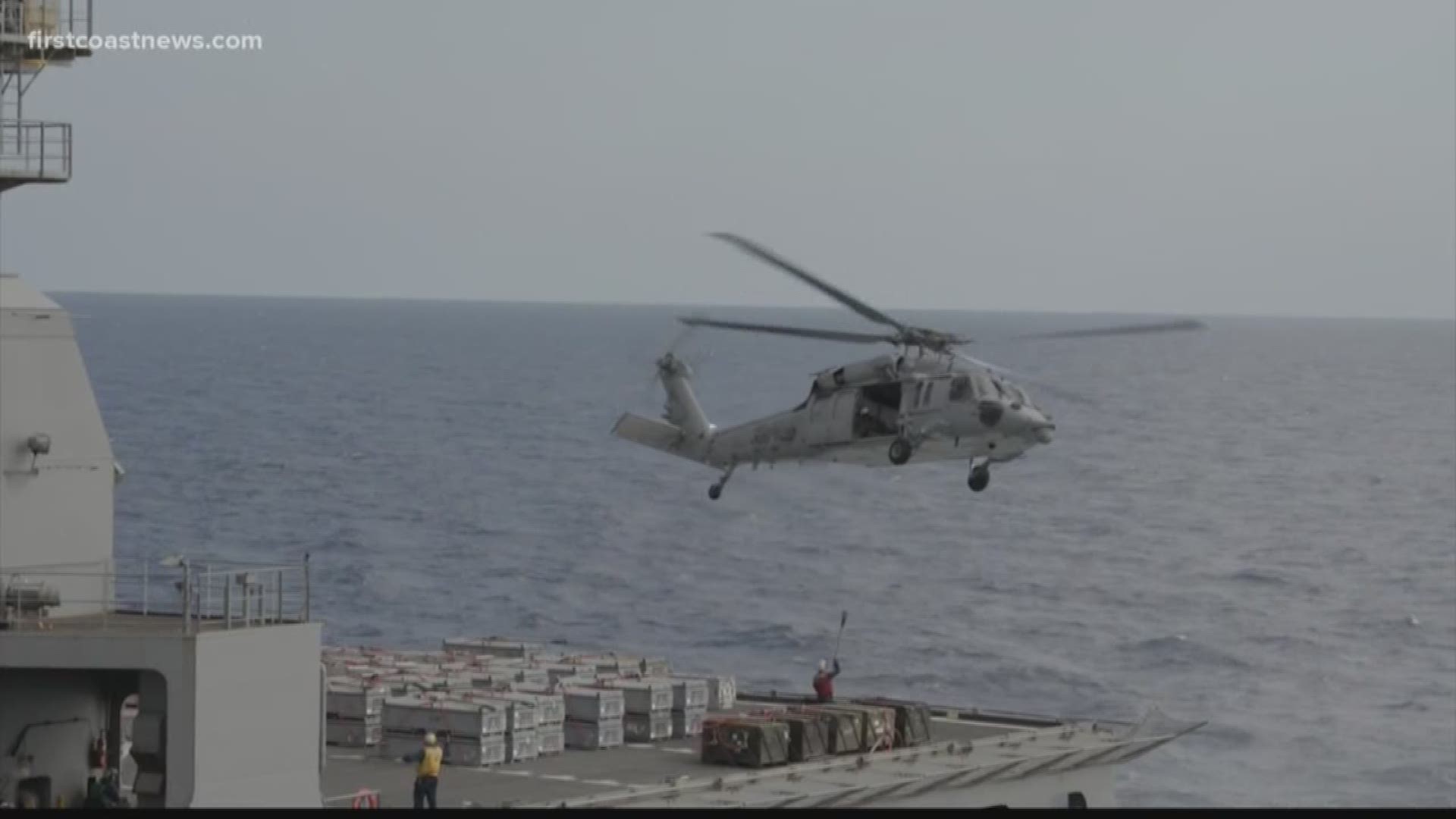 The USS Leyte Gulf and the USNS Robert Peary were involved in a minor collision Tuesday night during refueling.