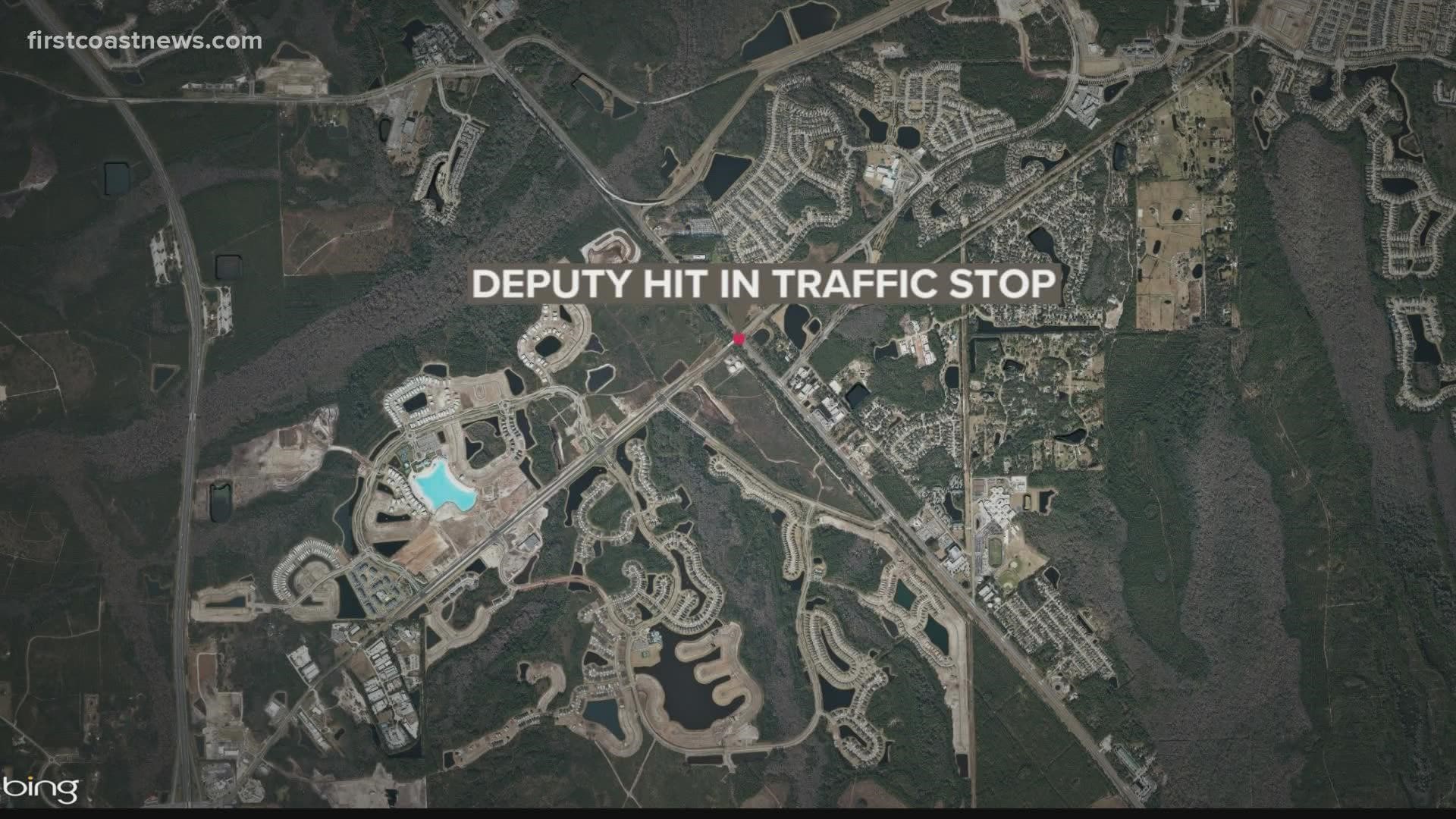 The deputy was conducting a traffic stop on US-1 near Valley Ridge in the northeast part of the county.