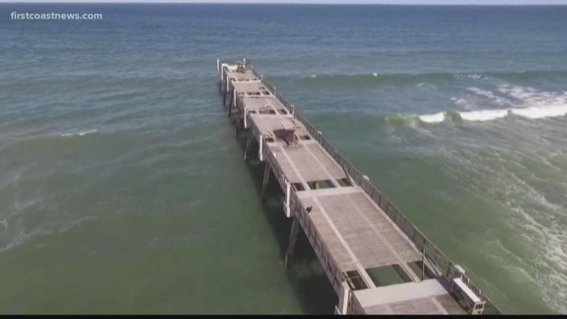 Jacksonville Beach Pier targeted to reopen fully in 10-24 months