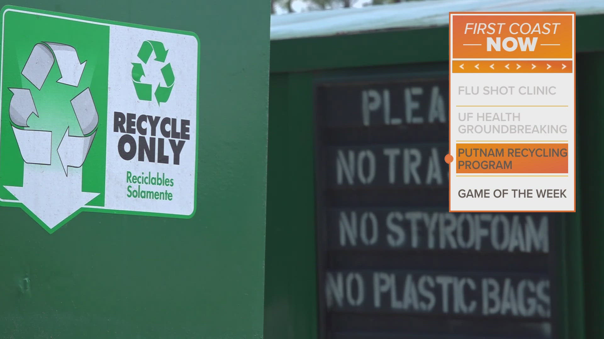 For residents still wishing to recycle, items can be brought to the Central Landfill, Huntington Collection Center and the Interlachen Collection Center.