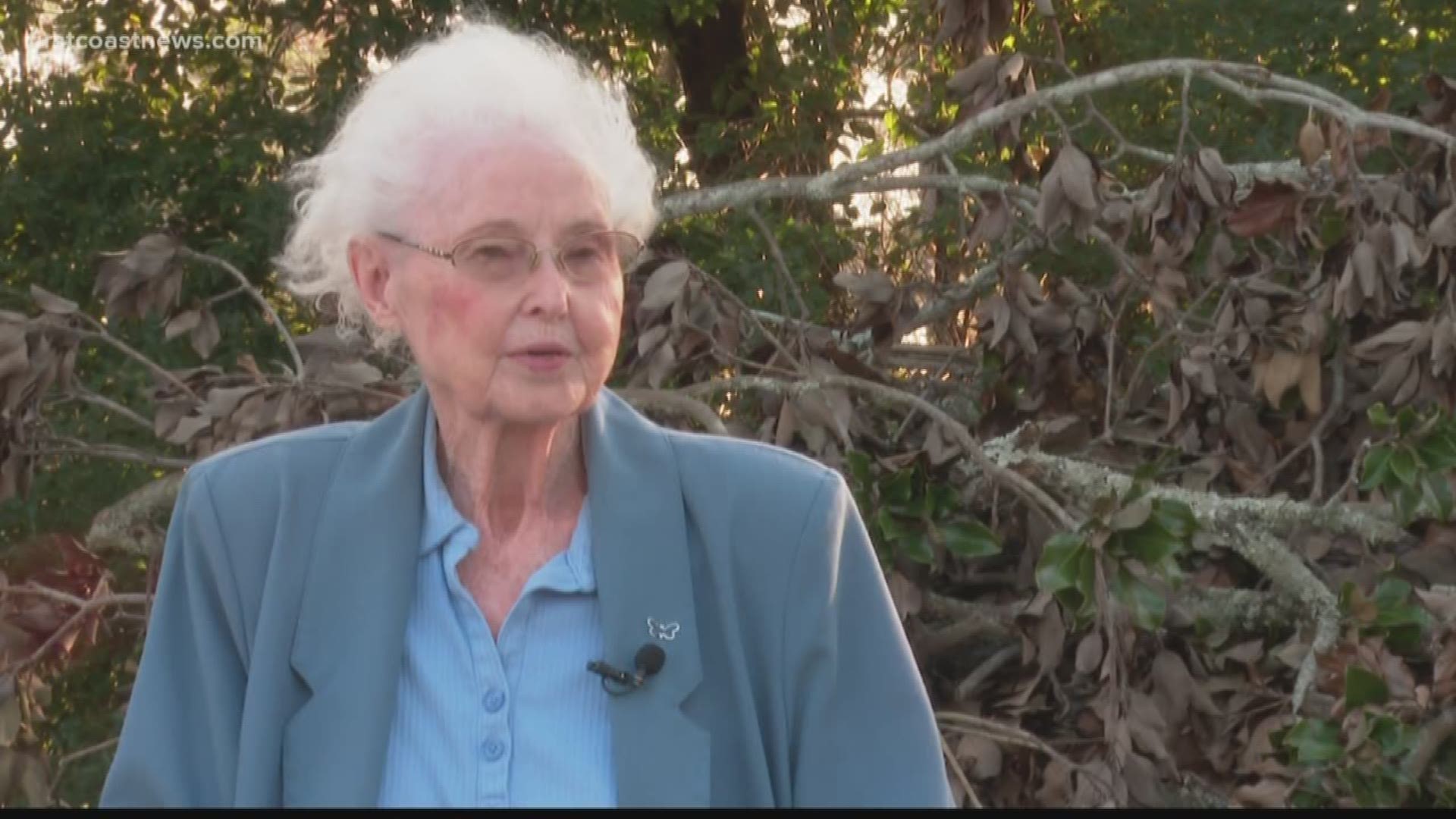 Joyce Hodges paid East Coast Tree Pros around Thanksgiving to remove a tree, but it's still standing in her yard.