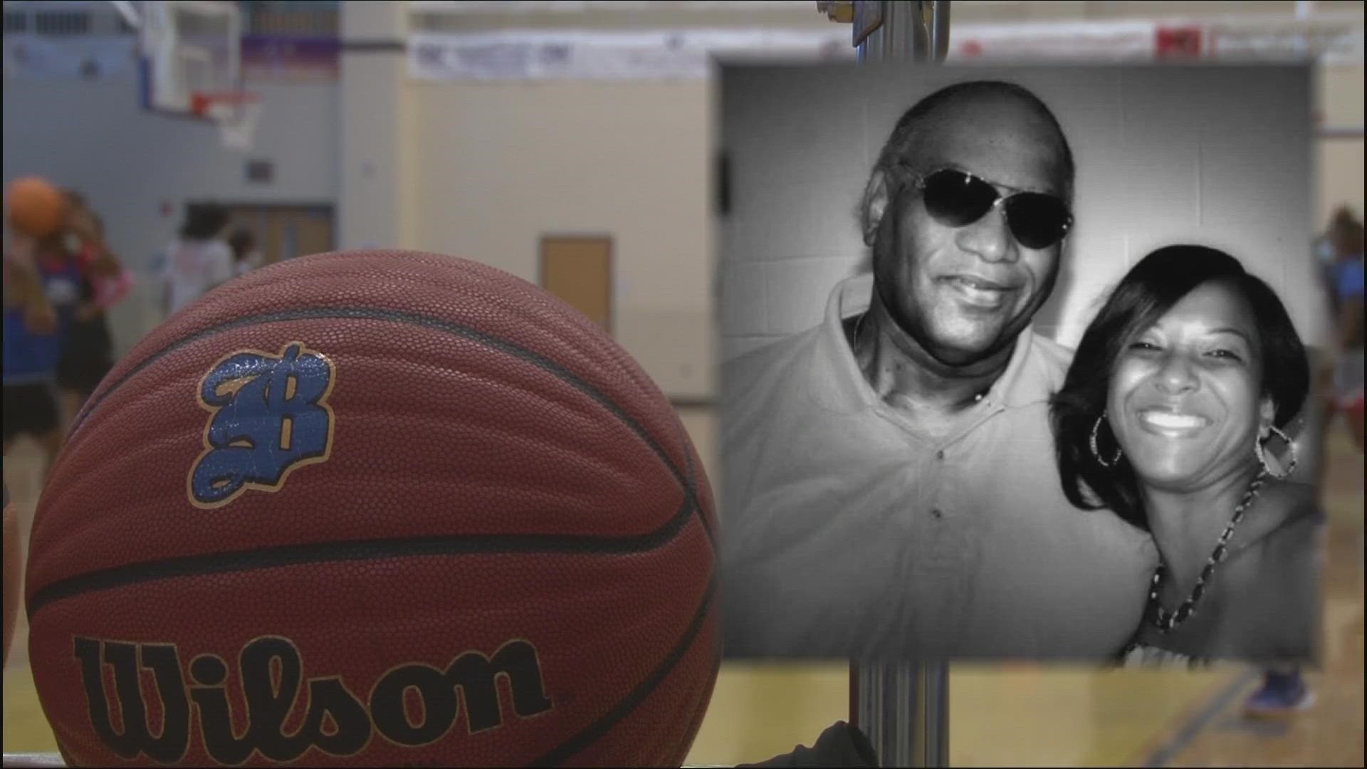 The Brunswick Lady Pirates basketball team wants to win a state title for their coach's father, who's been recovering from an illness.
