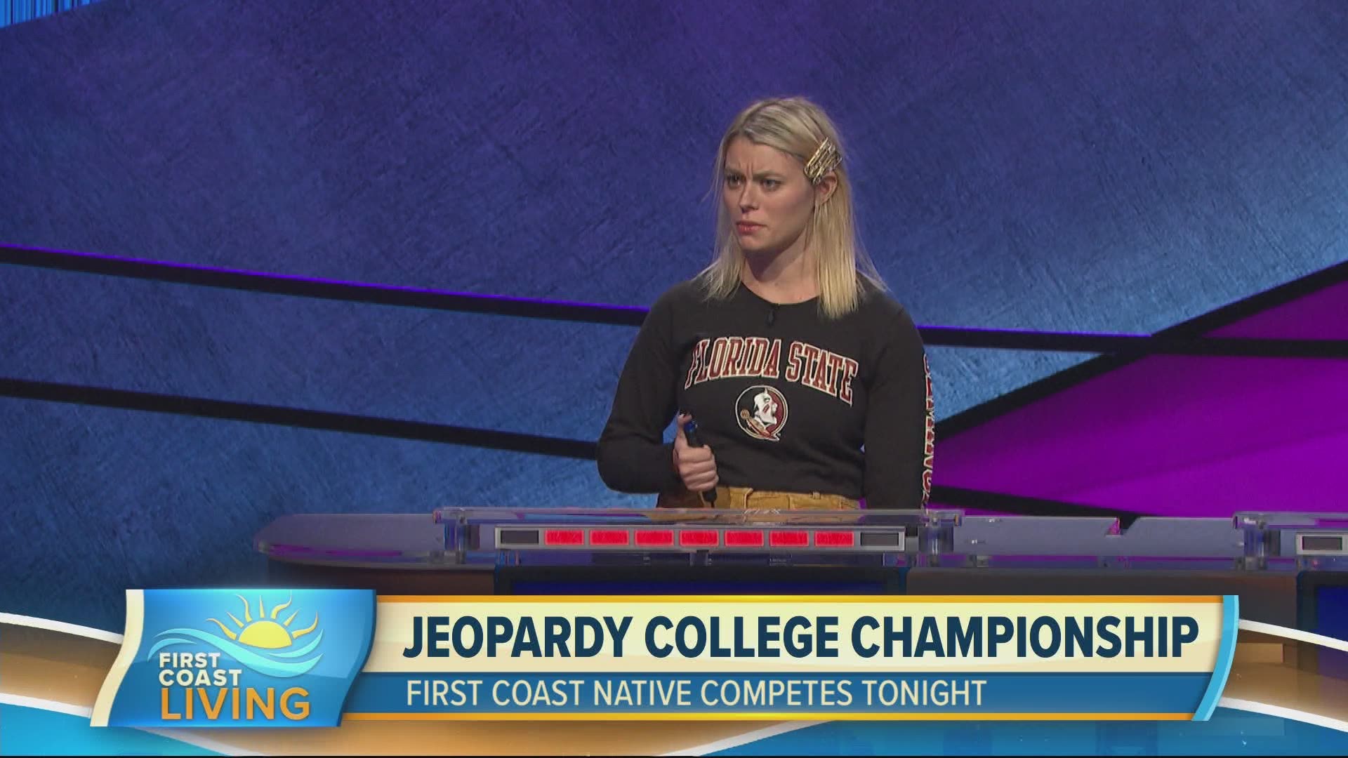 First Coast native competes in Jeopardy College Championship.