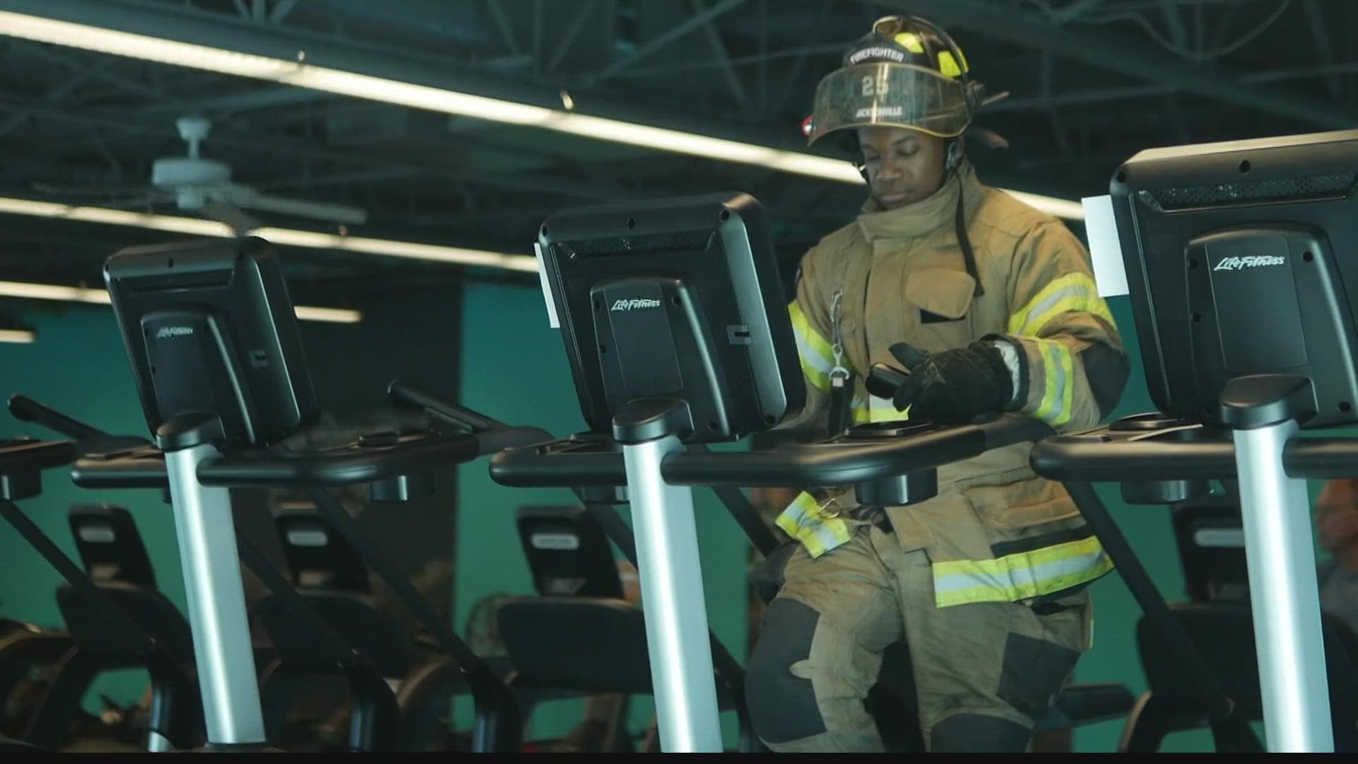 Jacksonville-native and JFRD firefighter Nick Billups will be climbing 110 floors in full firefighter gear on Sunday, Sept. 11.