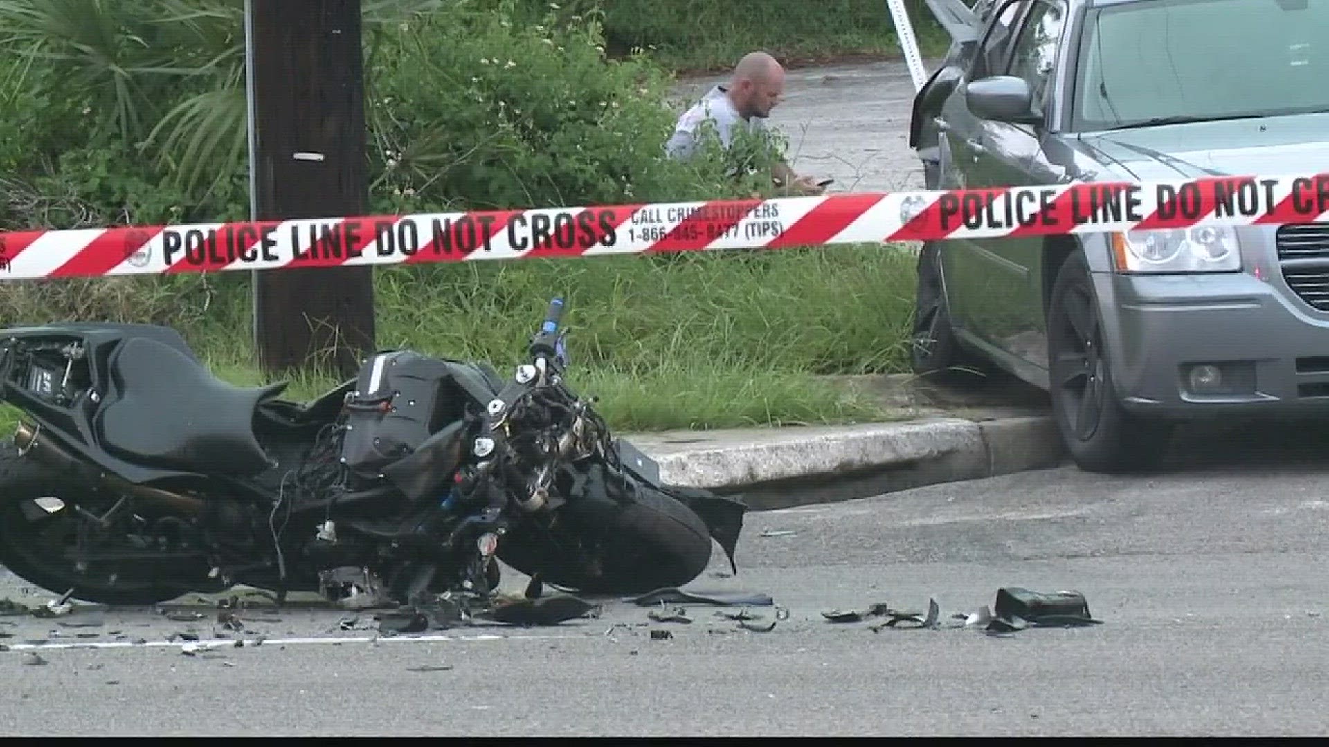 Motorcyclist seriously injured in crash on Atlantic Blvd
