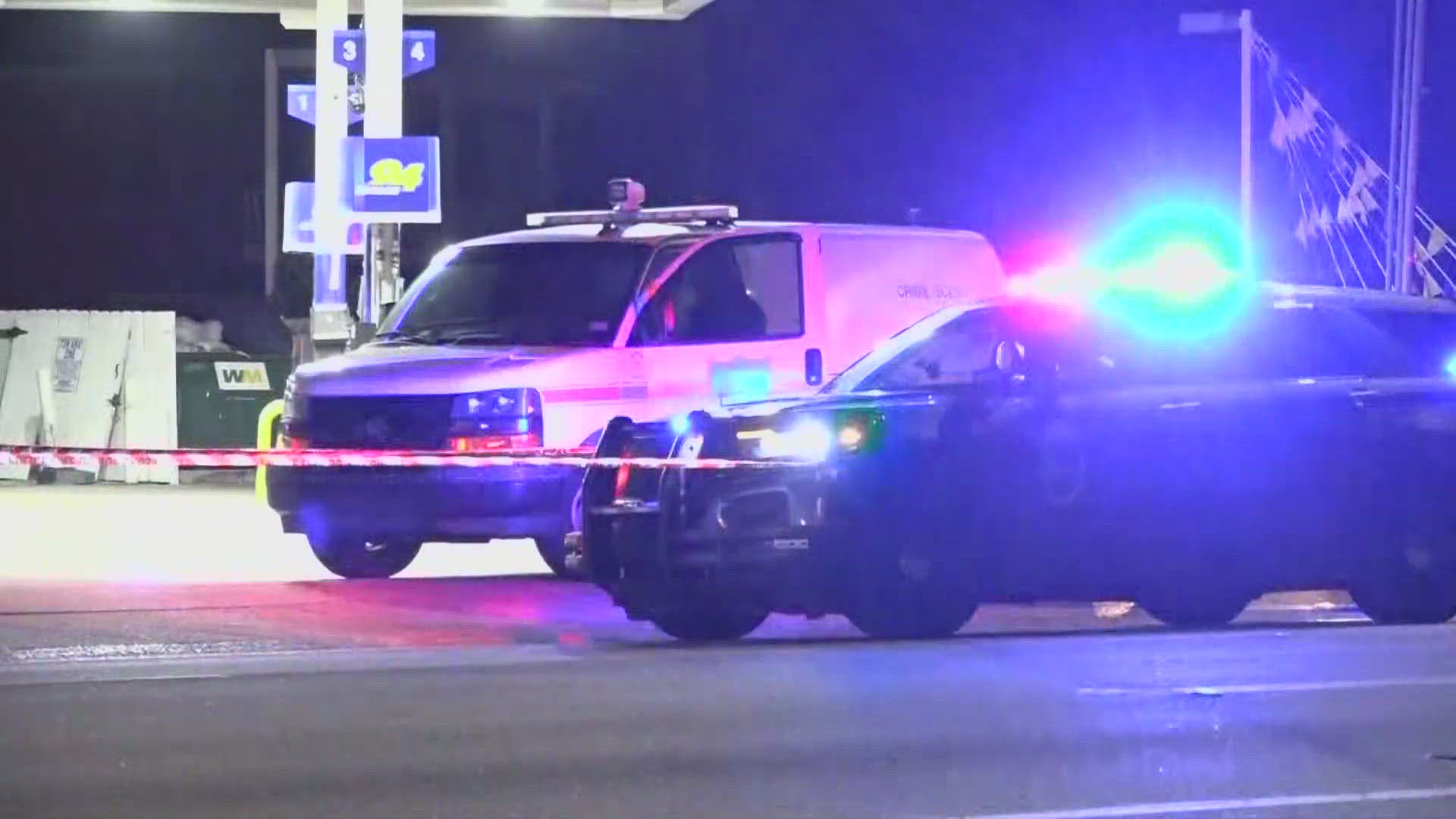 Police say the shooting occurred at around 11 p.m. on Sunday.