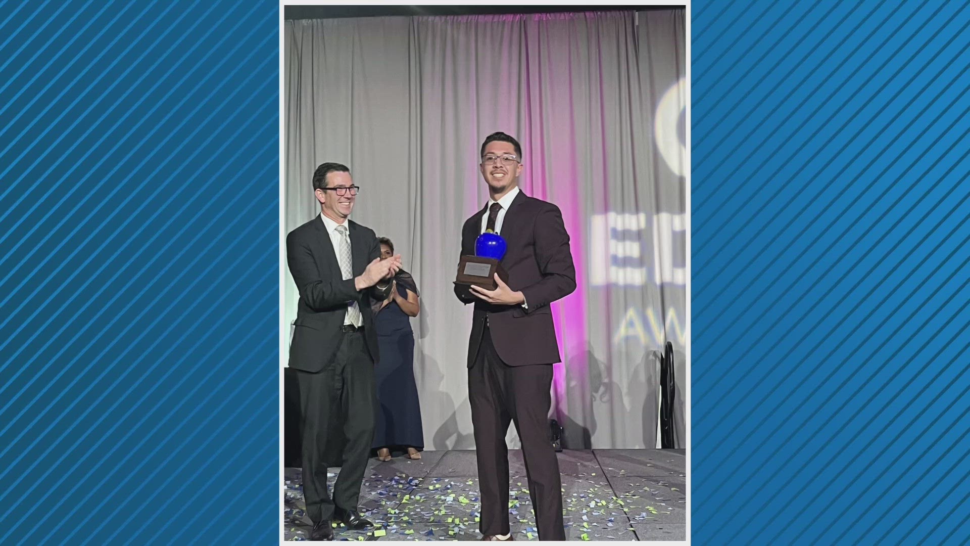 Gustavo Guzman, a third-year biology teacher at Terry Parker High School, now has the opportunity to vie for Florida's Teacher of the Year title.