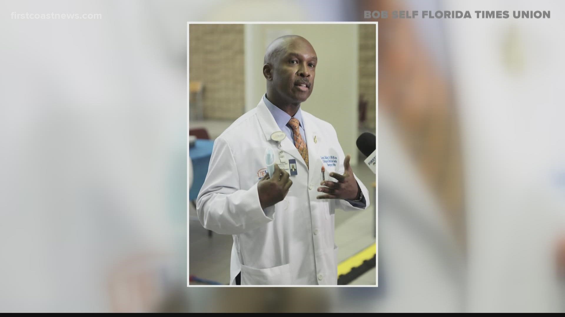Dr. Leon Haley was a board member for JEA. The utility is honoring his legacy by hosting a one-day vaccination clinic at its headquarters in Downtown Jacksonville.