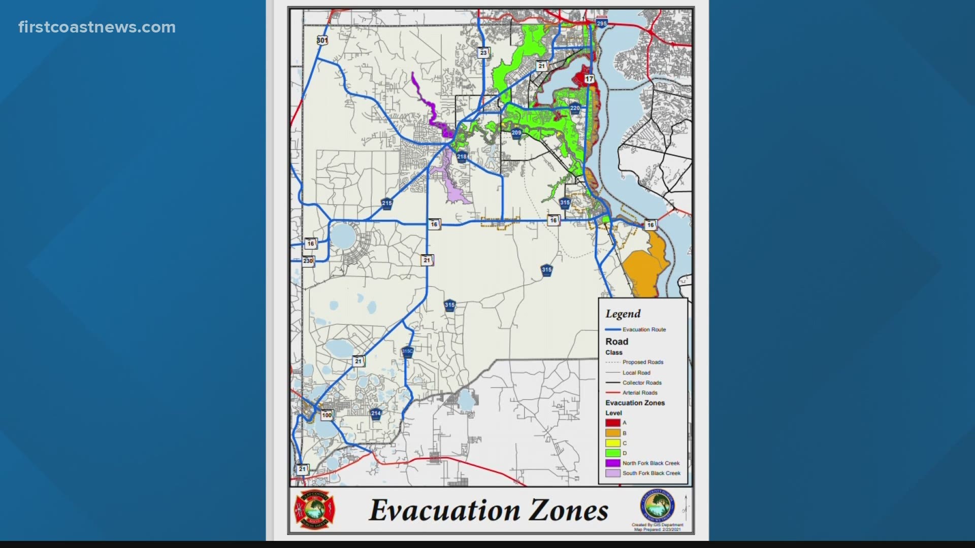 Knowing your evacuation zone could be life-saving in the event of a big storm. These areas are designated by emergency management.