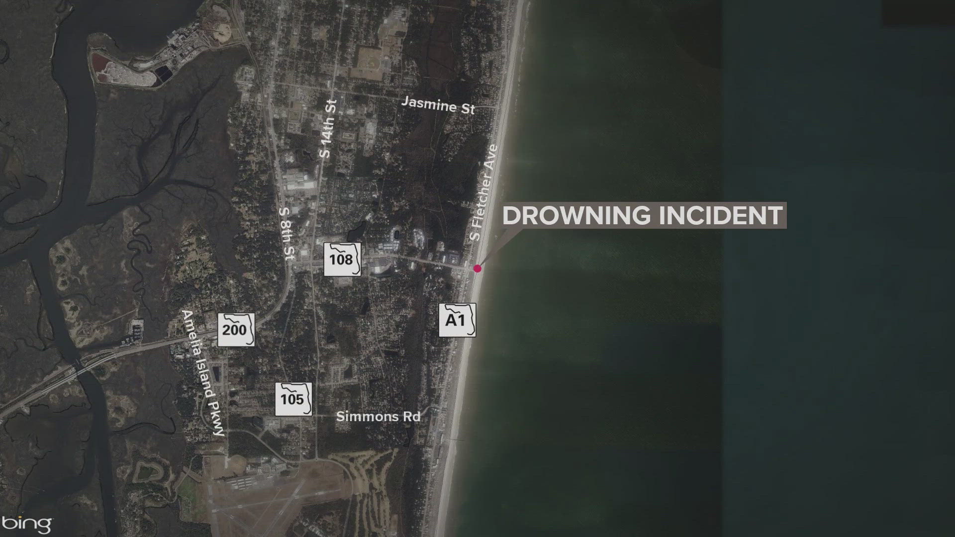 The child died in the hospital Saturday after being rescued from the water off Seaside Park.