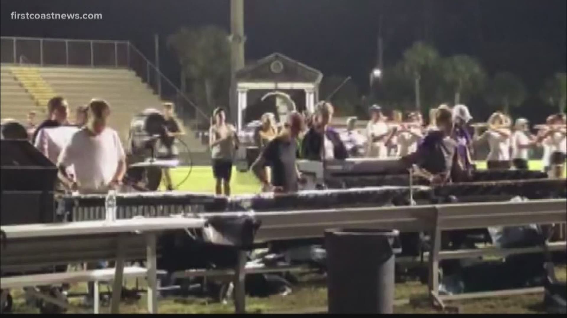 After struggling to keep their instruments together with duct tape, members of the Fletcher High School marching band now have some brand new instruments to play.