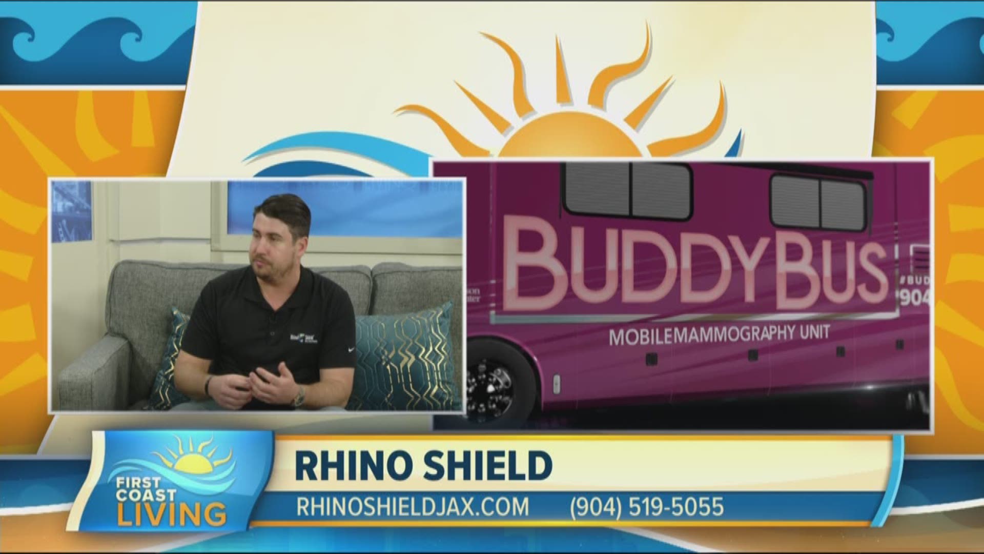 $500 per Rhino Shield sale will be donated to the Buddy Bus.
