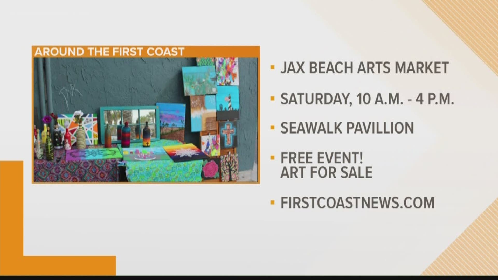 Arts market, seafood and so much more! Here are your top weekend events on the First Coast.