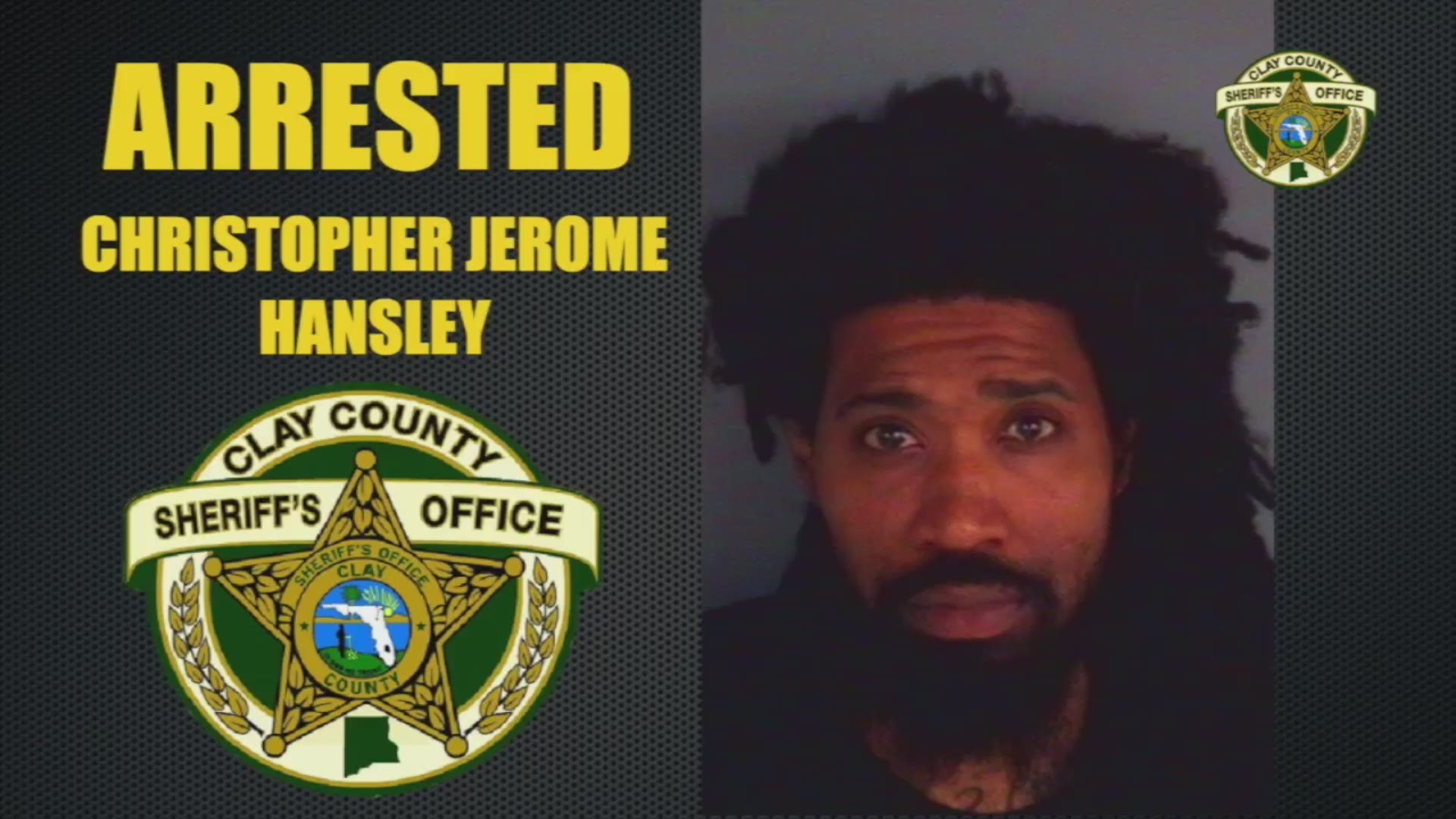 Christopher Jerome Hansley was arrested for allegedly selling drugs within 400 feet of a daycare in Orange Park.