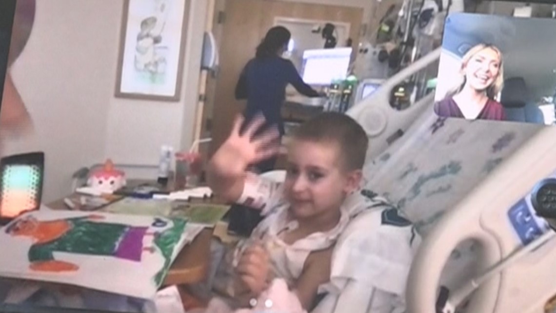 5 year old Lucy gives glimpse inside childhood cancer battle