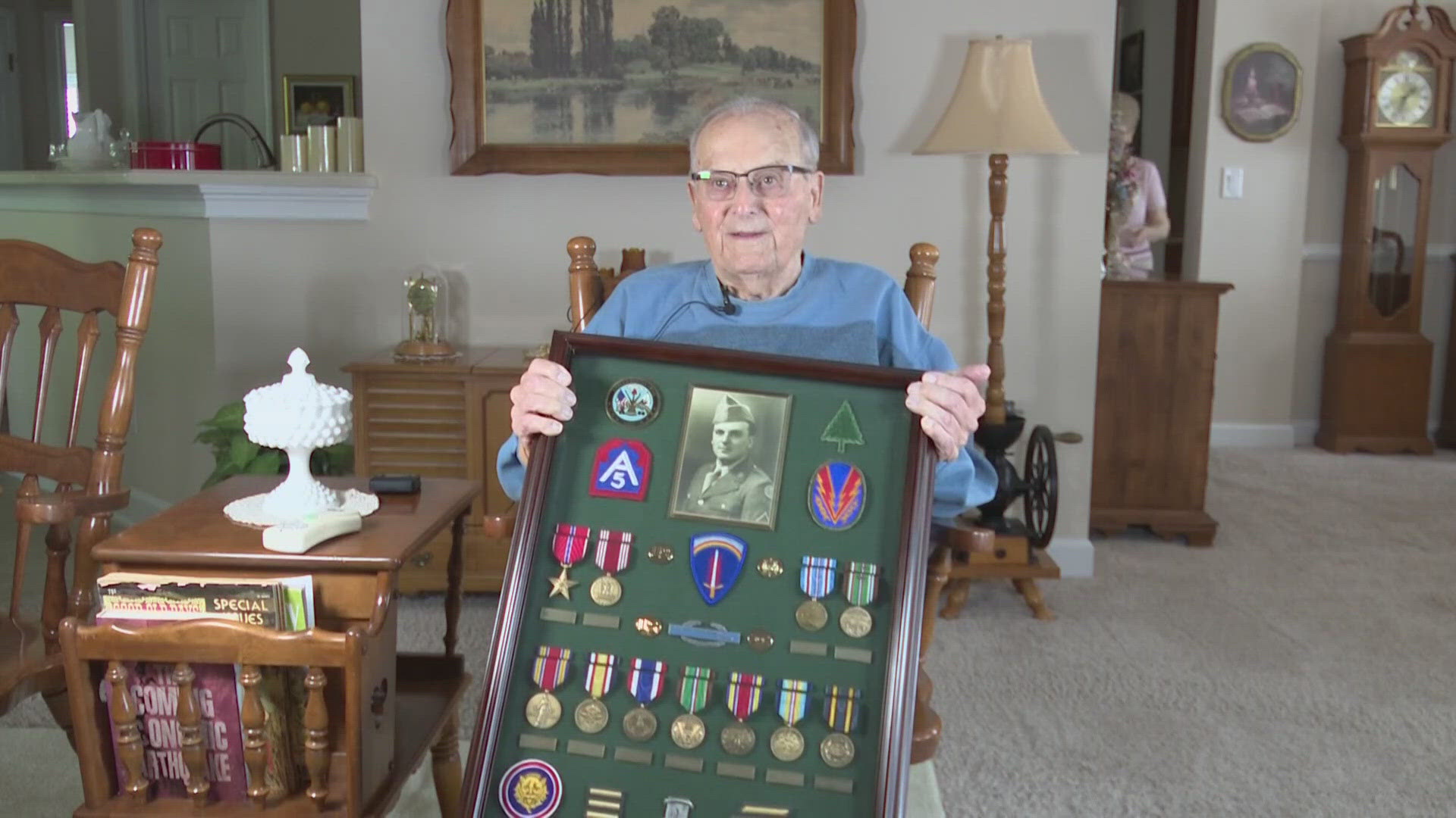 Rick Fusco earned a bronze star after serving in the Army during World War II and fighting with the 91st Infantry.