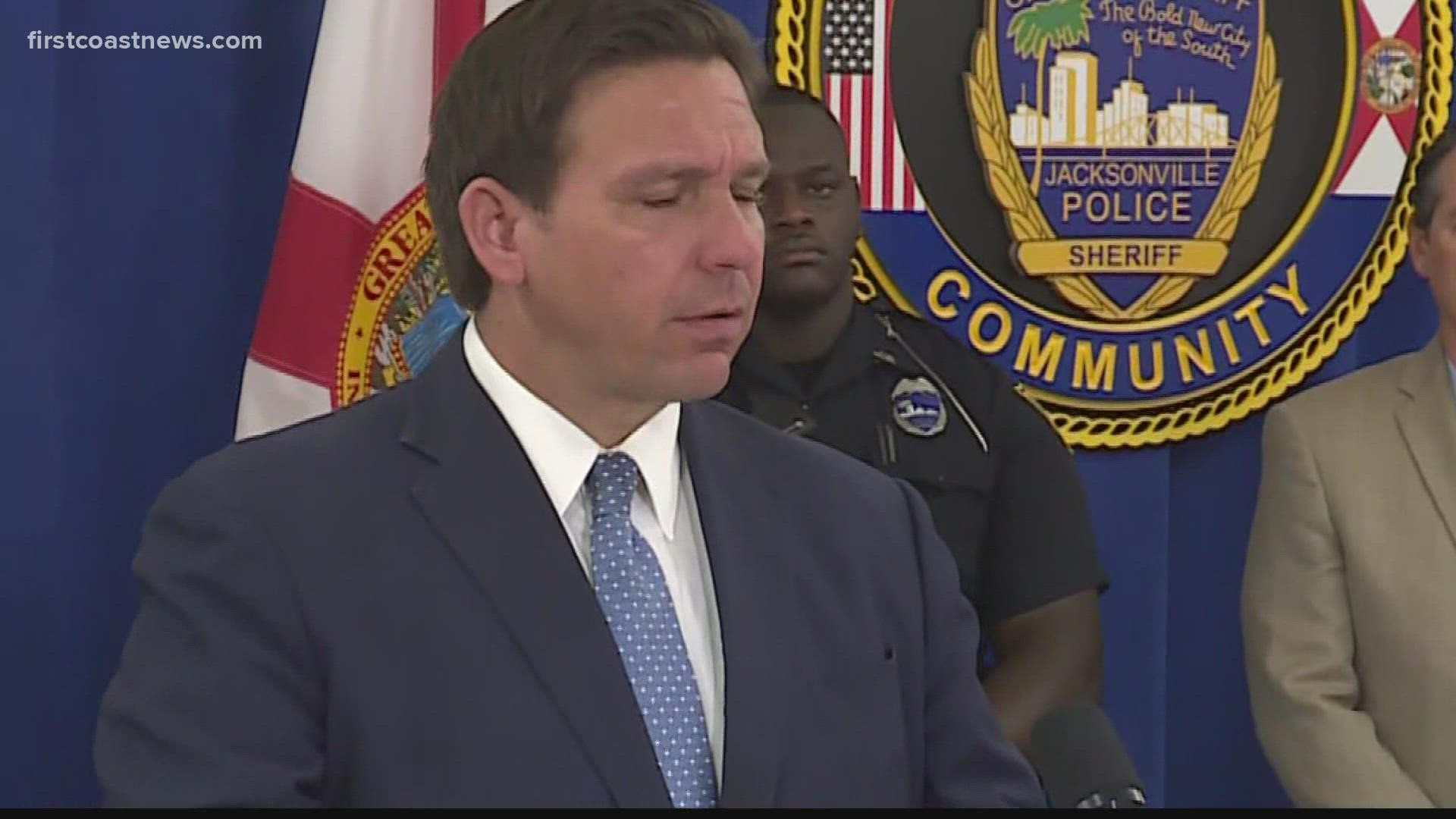 DeSantis said he was unaware of the healthcare community calling for help to deal with volume of COVID-19 patients.