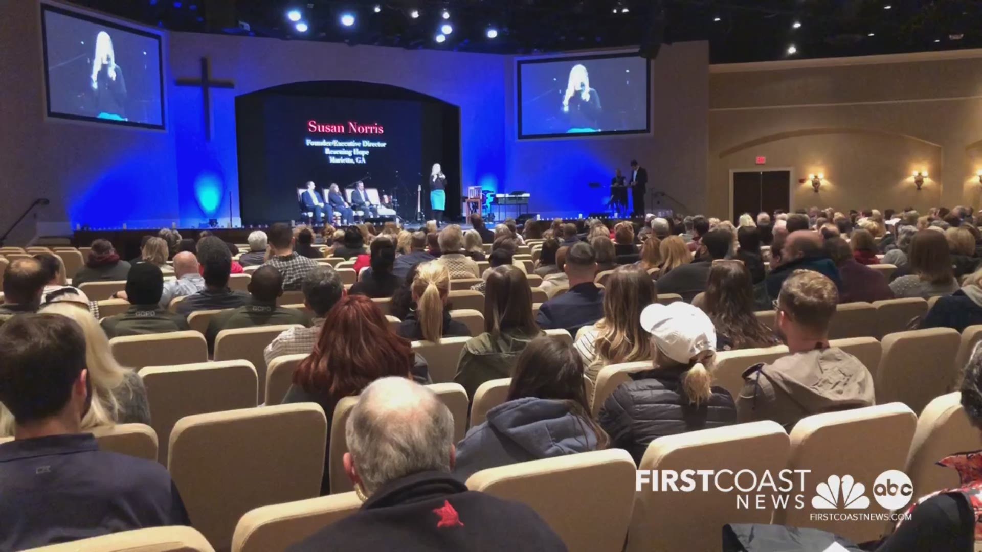 Georgia Human Trafficking Initiative hosts its first forum, titled "Prisoners of Darkness."