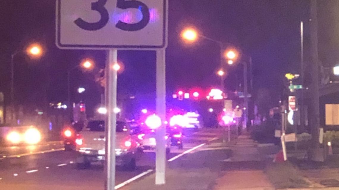 Traffic backed up in Jacksonville Beach due to accident
