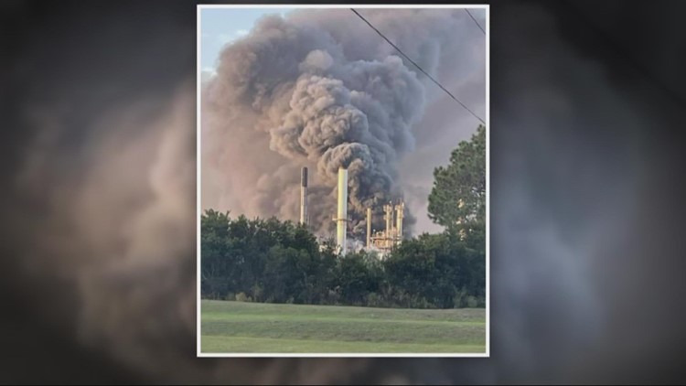 Evacuation orders lifted for areas surrounding Symrise Plant fire in Brunswick; fire almost completely out