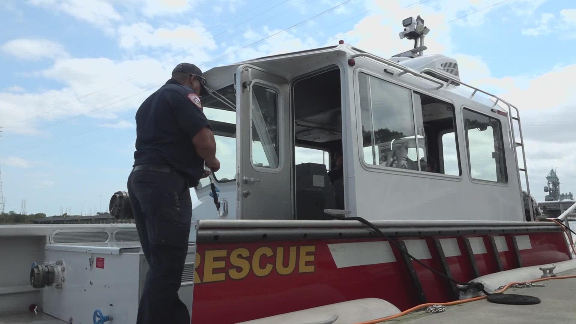 The Jacksonville Fire and Rescue Department says they have five marine stations and three boats equipped with sonar and side-scan equipment for rescue mission help.