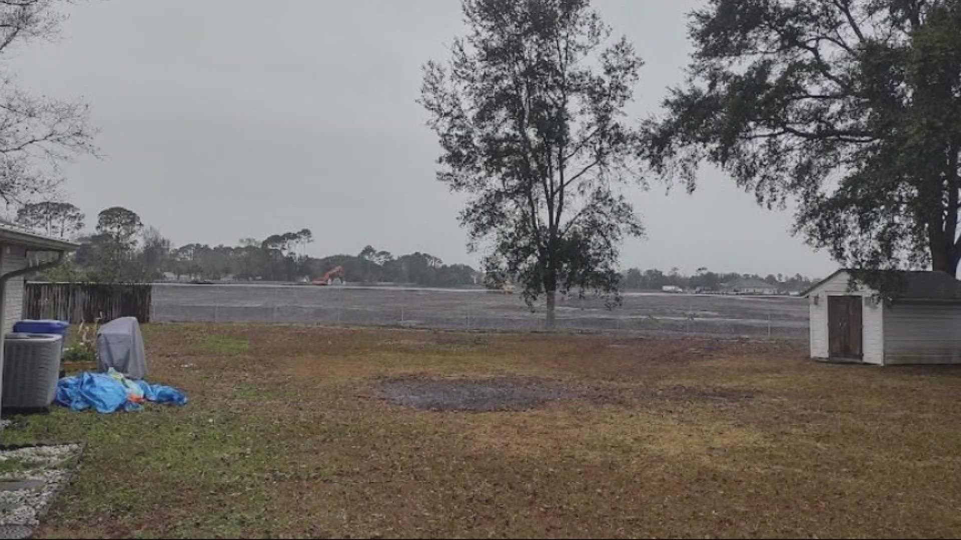 Residents in the area are frustrated by the amount of land cleared by the company.