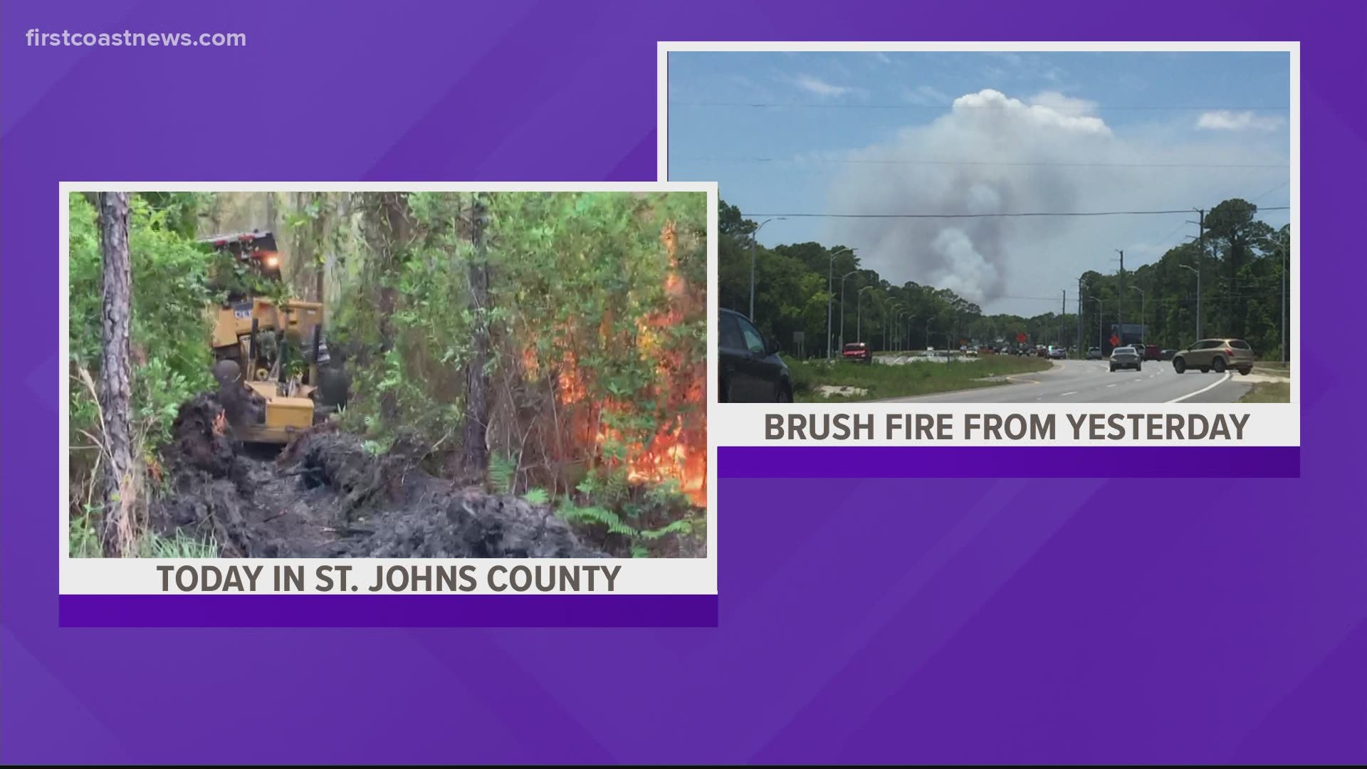 The massive brush fire has burned about 683 acres and is about 75% contained.