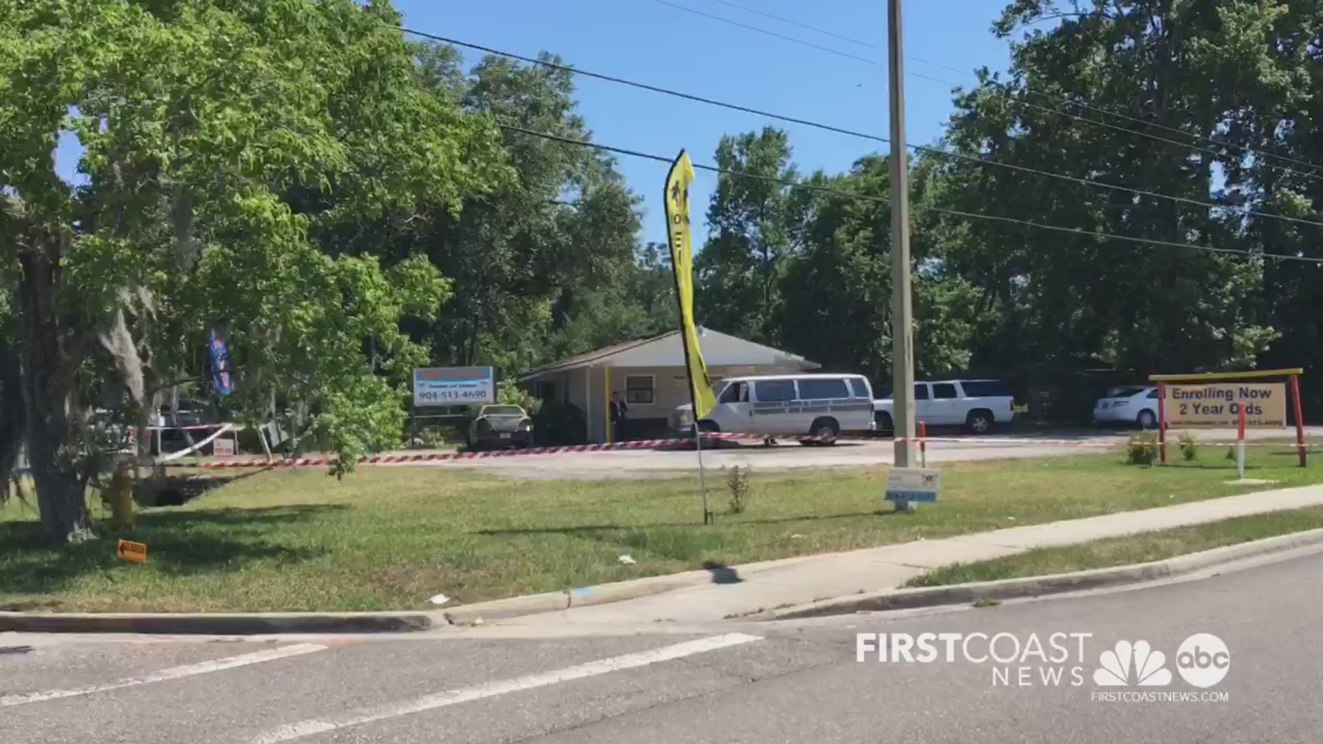 An infant has died after being left in a van at a Westside daycare, according to JSO.