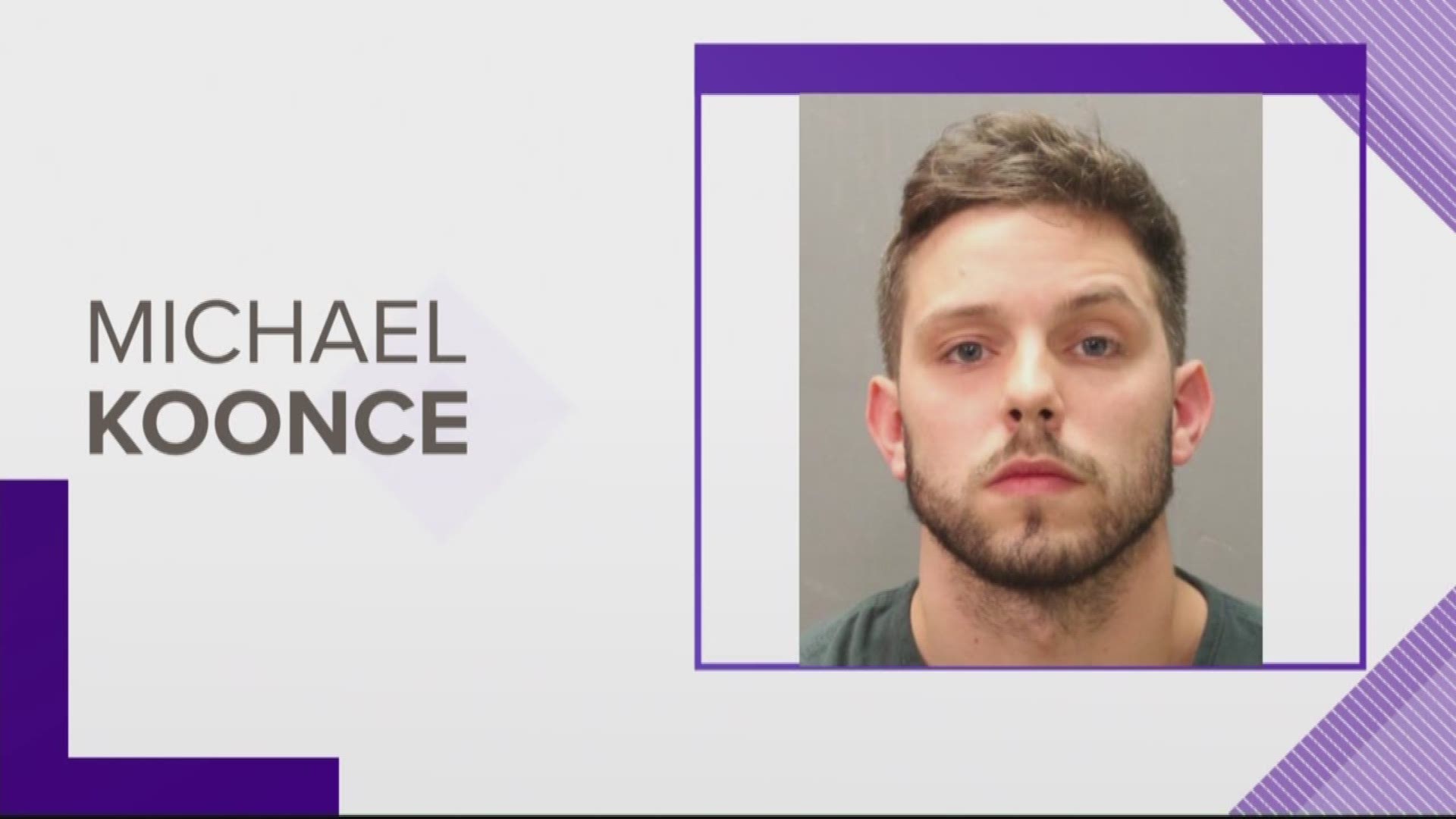 20-year-old Michael Koonce was arrested and charged with lew and lascivious conduct, which is a felony.