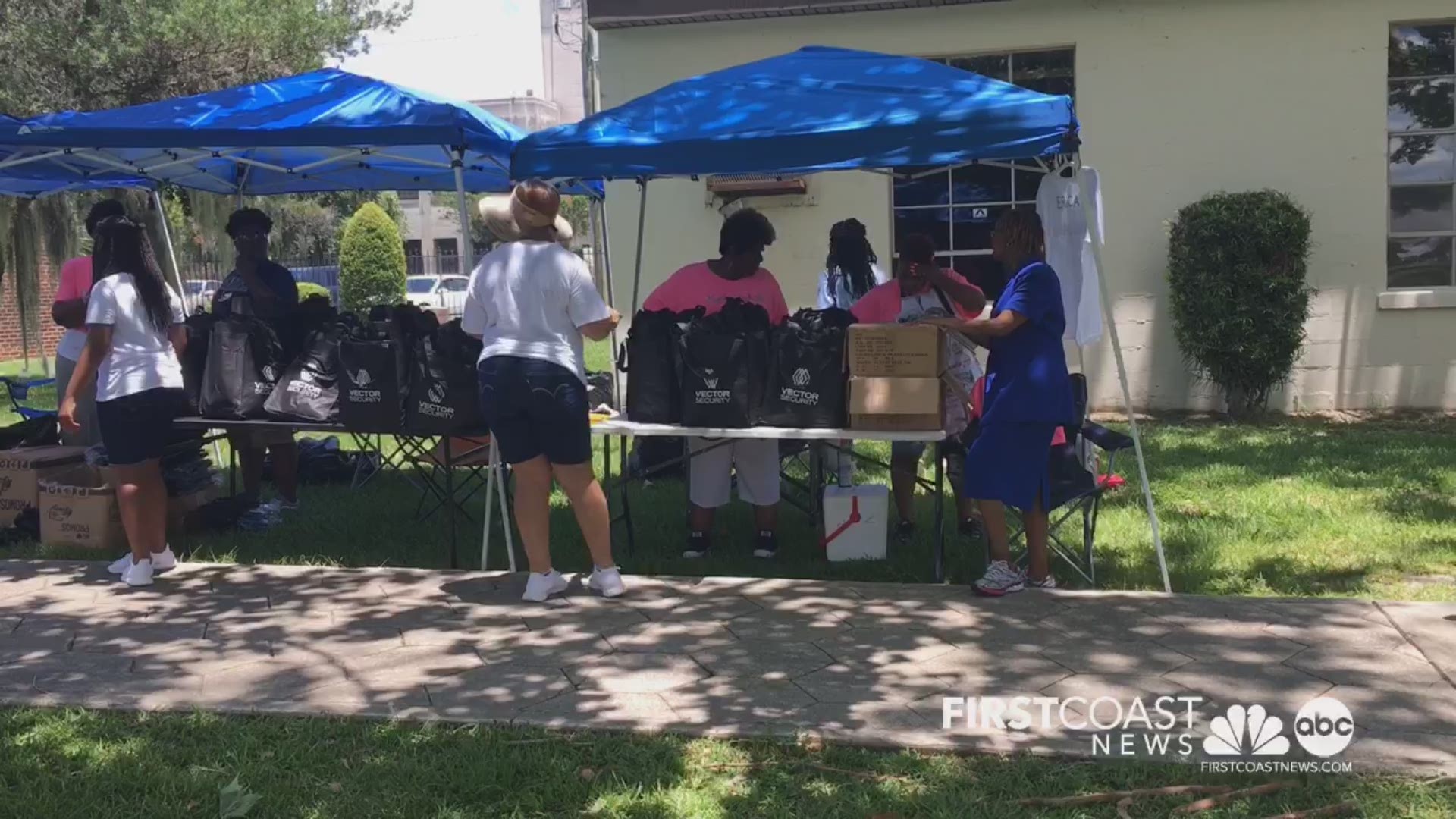 Madison Kirksey created an organization called  #GetBackUpAgain to help fight homelessness in her community. The group held a cookout on Sunday to help feed those in need in the downtown area.