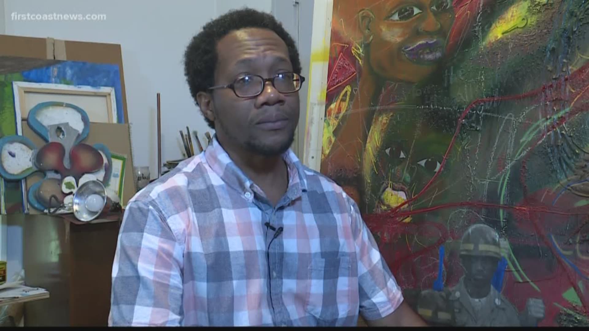El Faro sank 15,000 feet below the sea taking 33 lives - fathers, husbands, sons and daughters. Roosevelt Watson, a Jacksonville artist, was commissioned to memorialize the crew on canvas; he said it was a difficult undertaking.