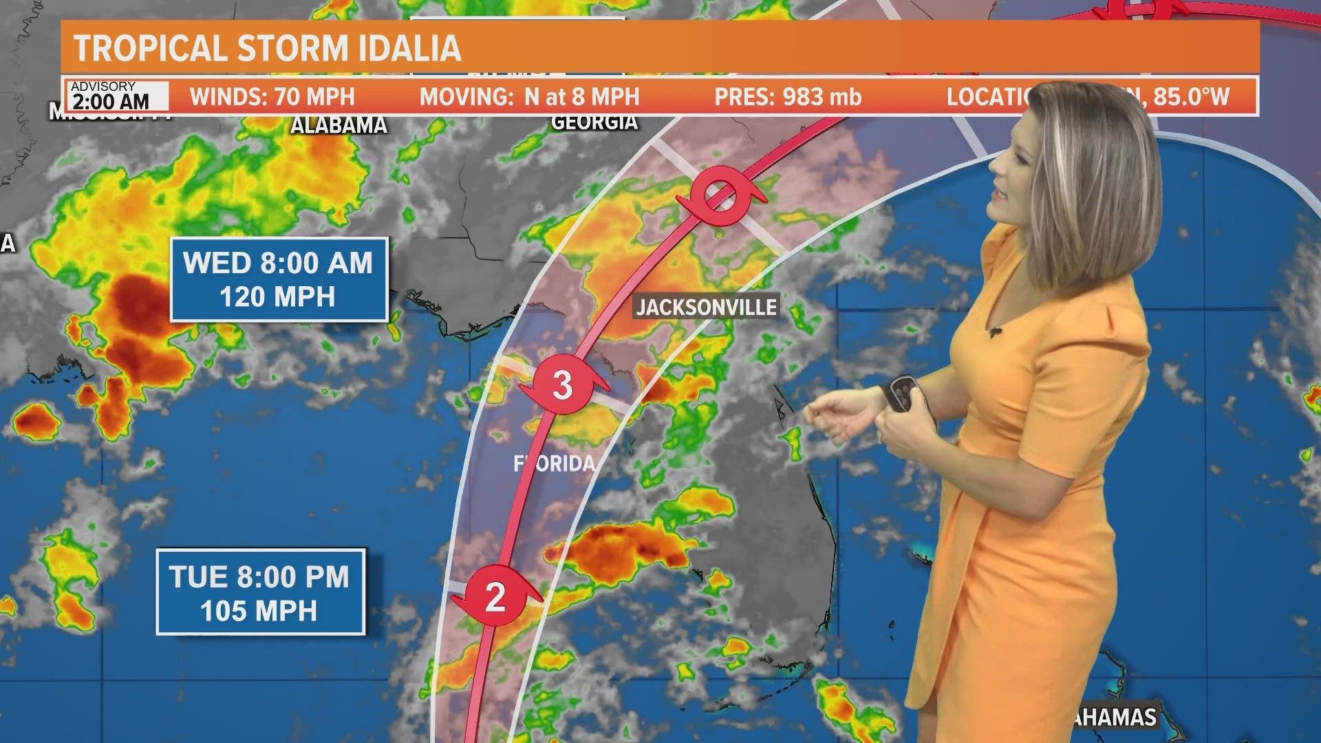 Tracking the latest on Idalia