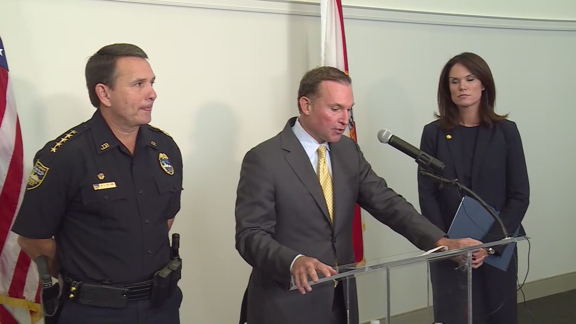 Williams said the CGIC has led to the arrest of 10 suspects who have been linked on some level to 46 different shooting and 14 firearm recoveries in Jacksonville.