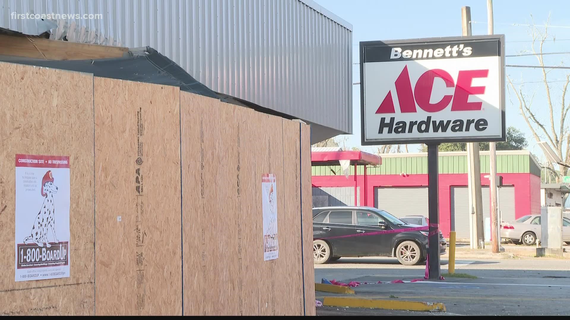 The teen, who had a learner's permit, caused the semi truck to crash into the Ace Hardware store on Jacksonville's Westside, according to the crash report.
