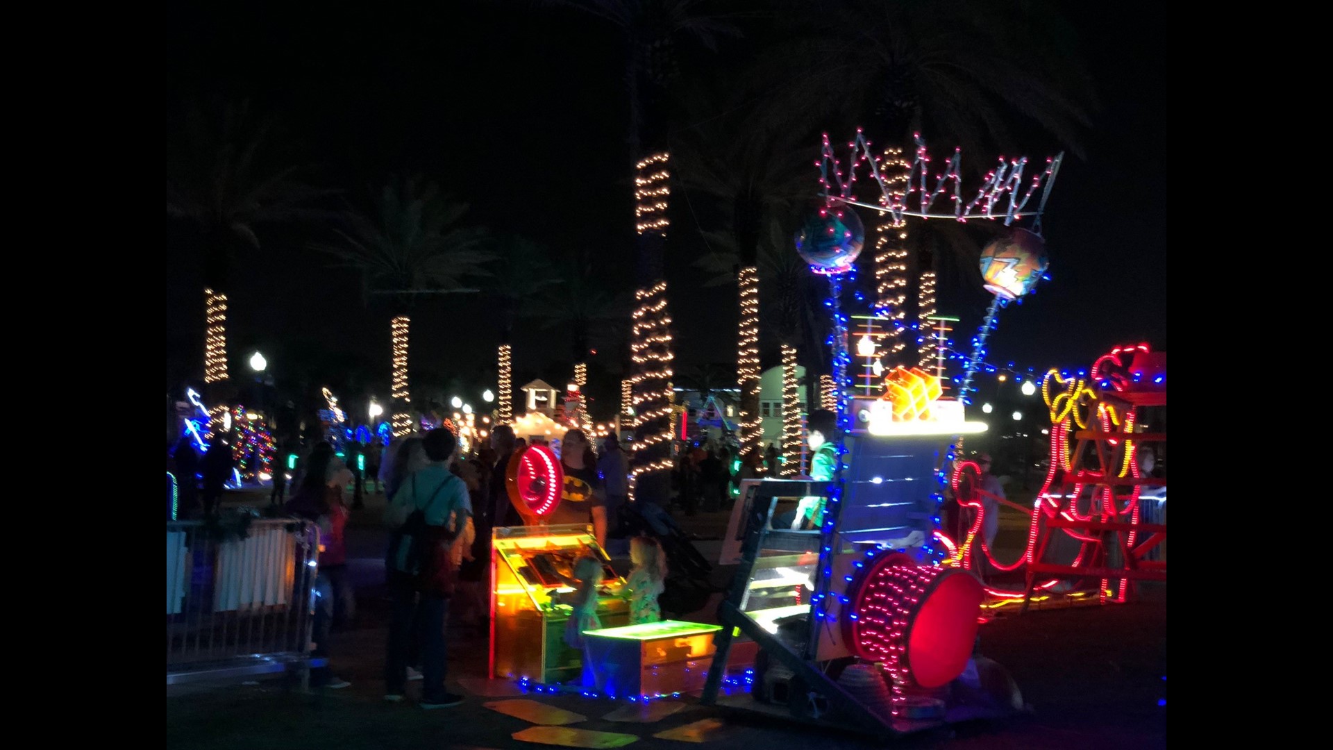 Deck the Chairs A holiday light display unlike any other draws