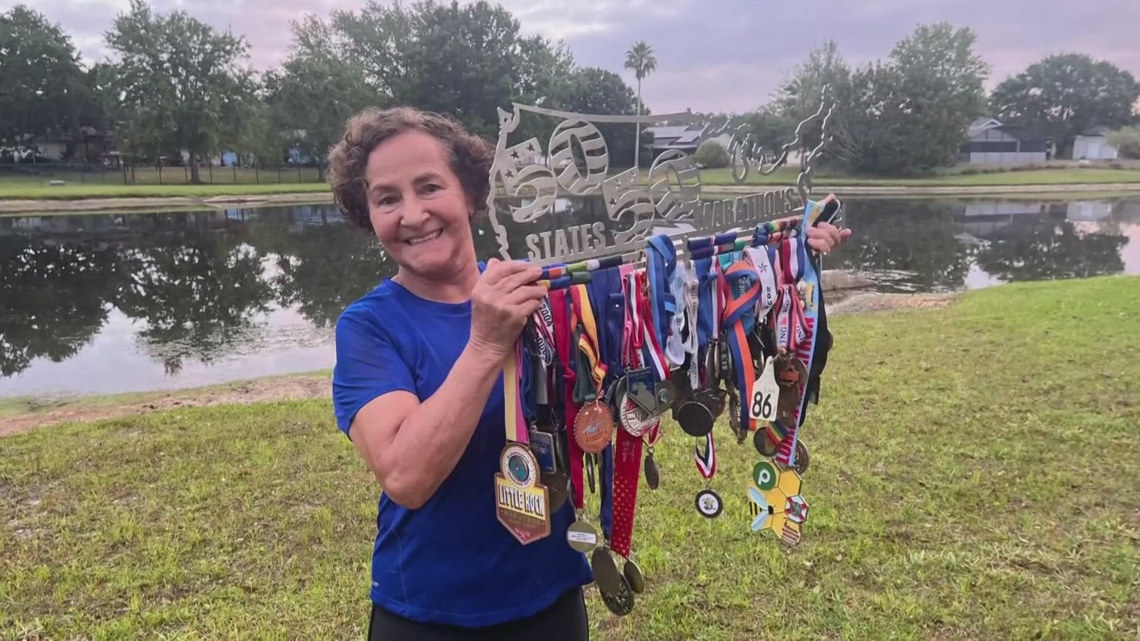 74-year-old Florida grandmother will run 97th marathon in Jacksonville to honor late sister