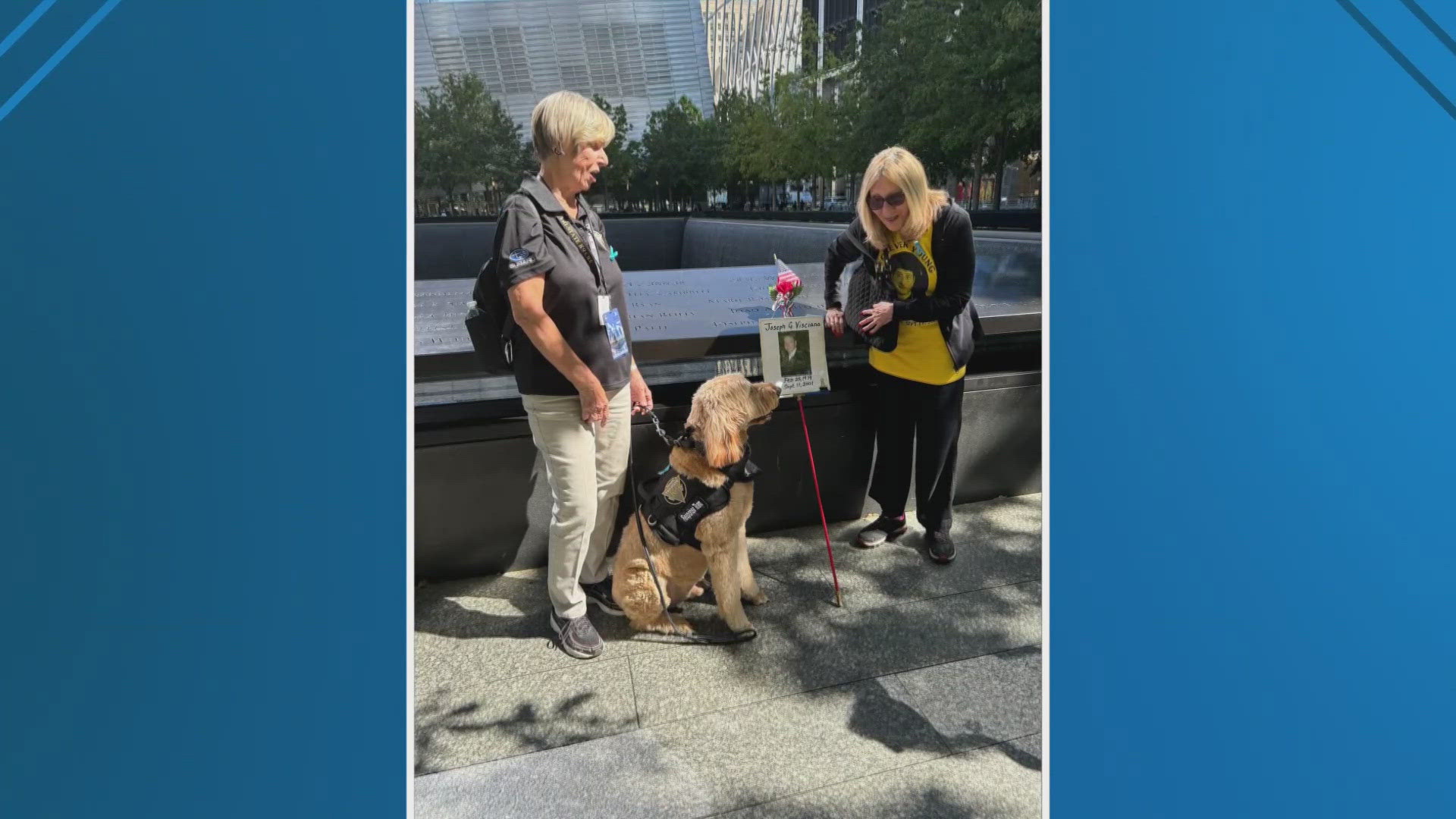 Teams from the Tri-State Canine Response Team in St. Augustine were invited to attend the 9/11 remembrance ceremony in New York and provide support.