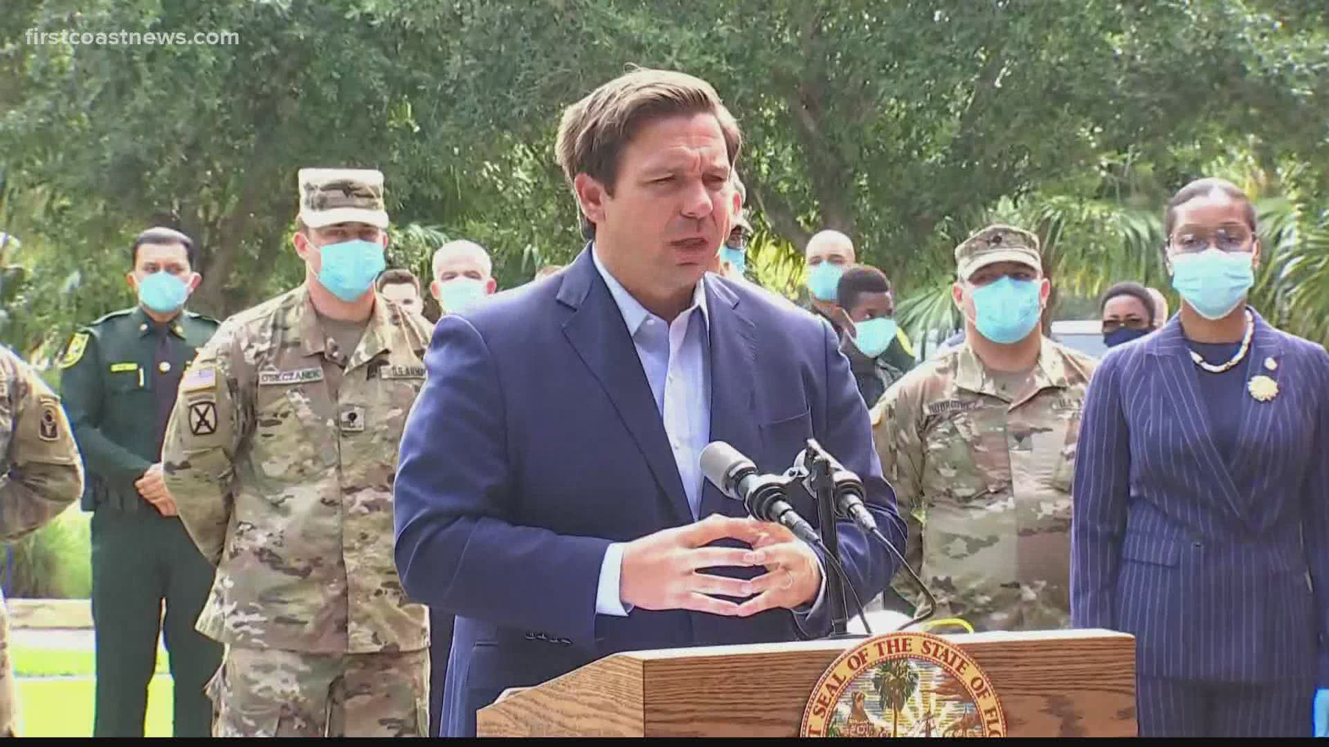 Friday, Florida Governor Ron DeSantis held a press conference in Fort Lauderdale less than 24-hours after President Trump released a three-phase outline for recovery