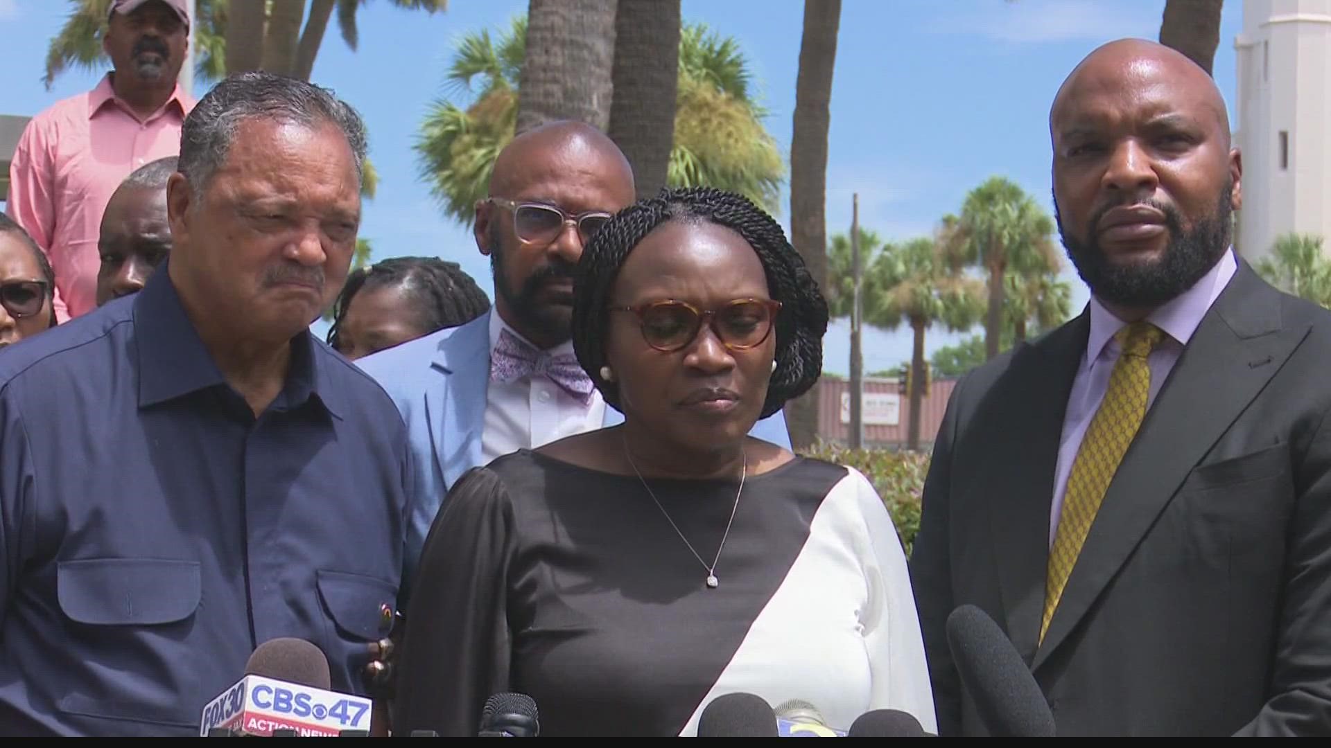 Wanda Cooper-Jones says that she accepted the apology of Greg McMichael.