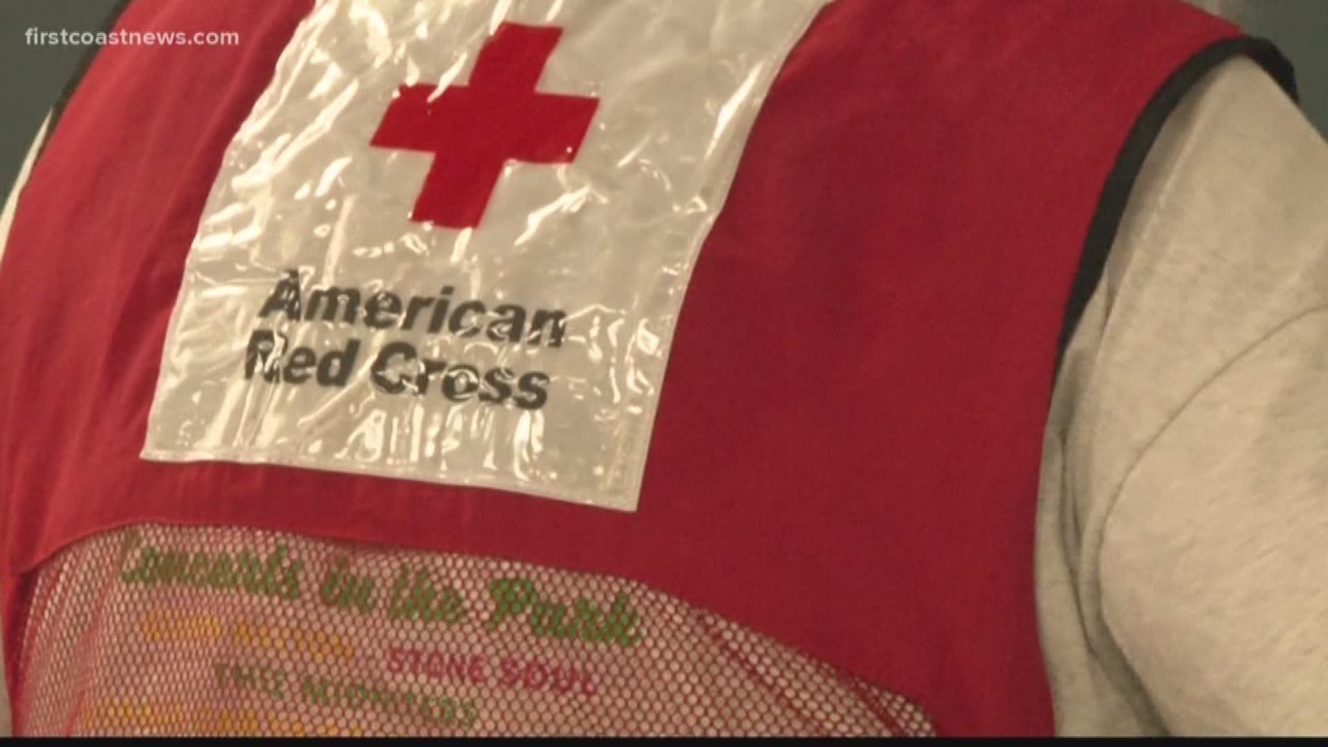 Seven shelters supported by the American Red Cross will be assisting First Coast residents these next few days.