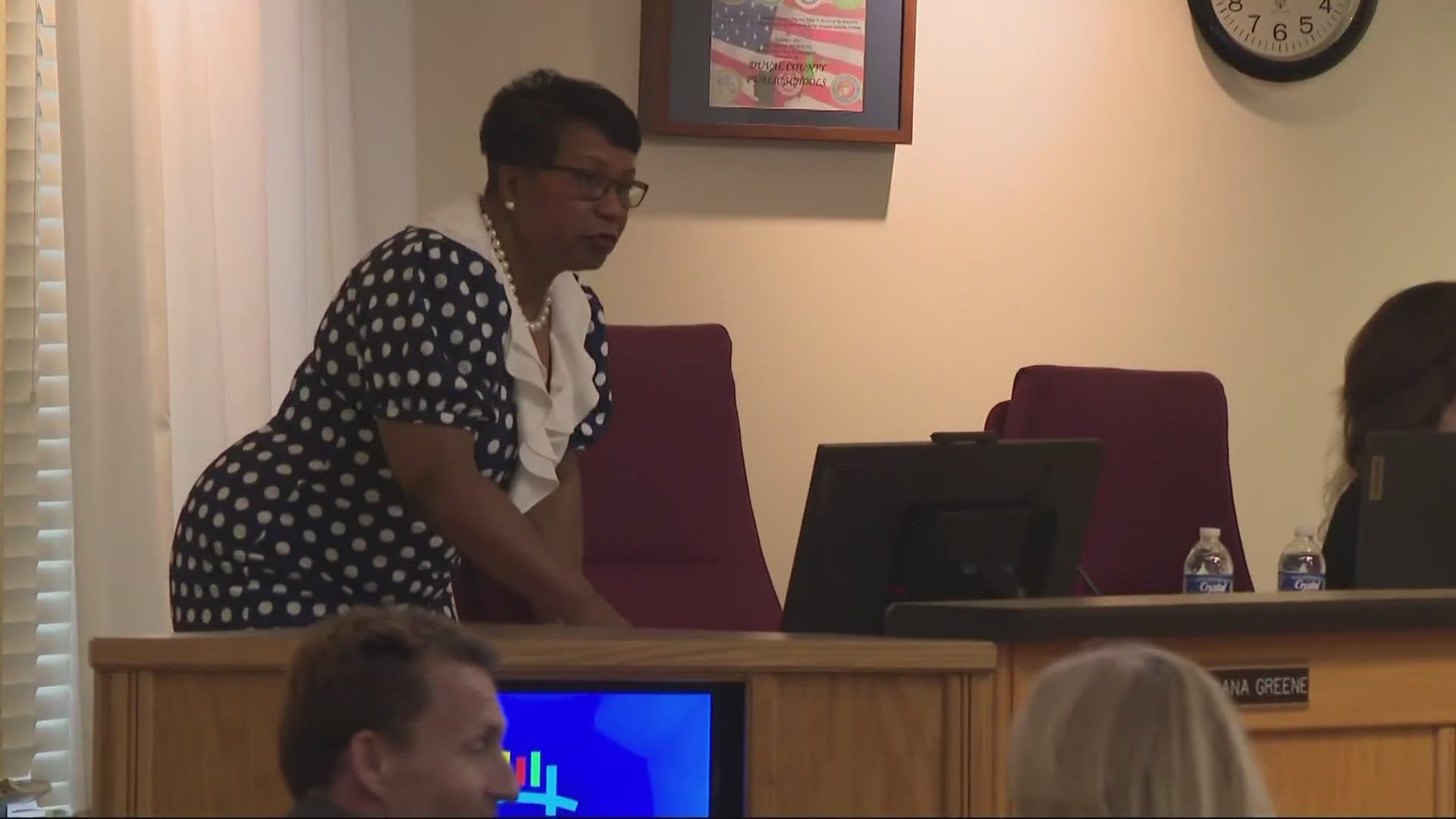 The Duval County School Board has agreed to sign a contract with Greene which will allow her to retire.