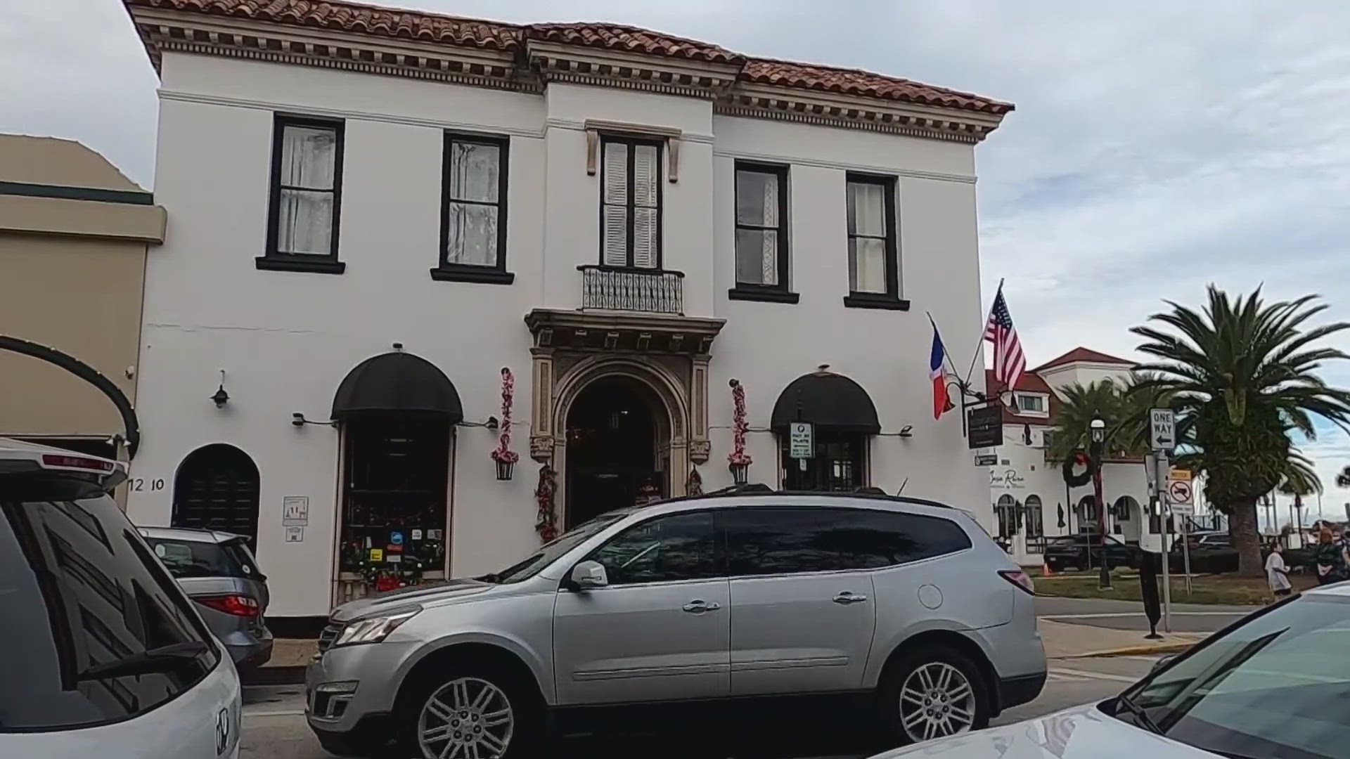 Its owners are French and don't celebrate the holiday, so they enjoy being one of the few businesses open in downtown St. Augustine.